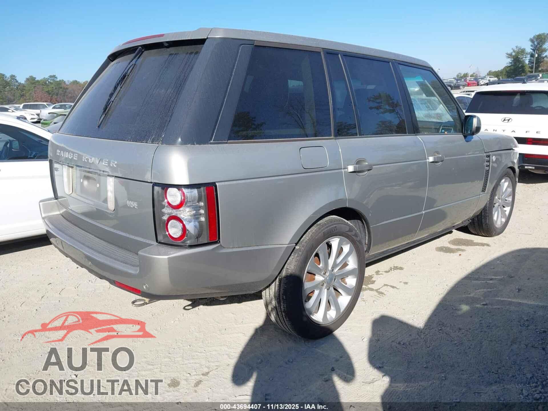 LAND ROVER RANGE ROVER 2012 - SALME1D43CA371506
