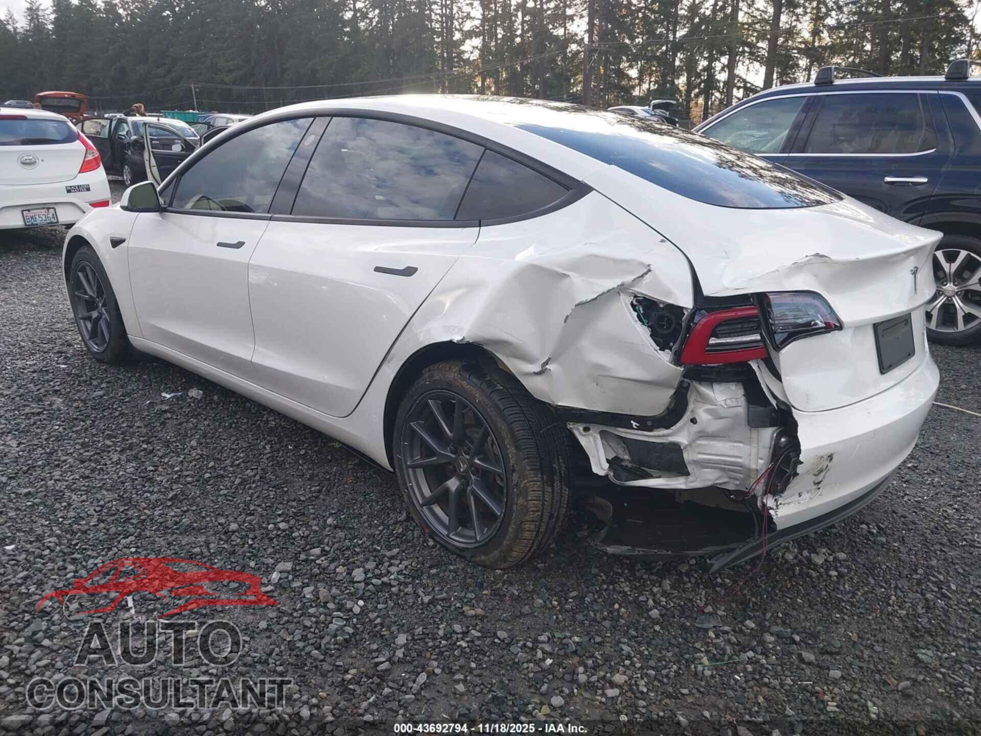 TESLA MODEL 3 2021 - 5YJ3E1EB8MF037979