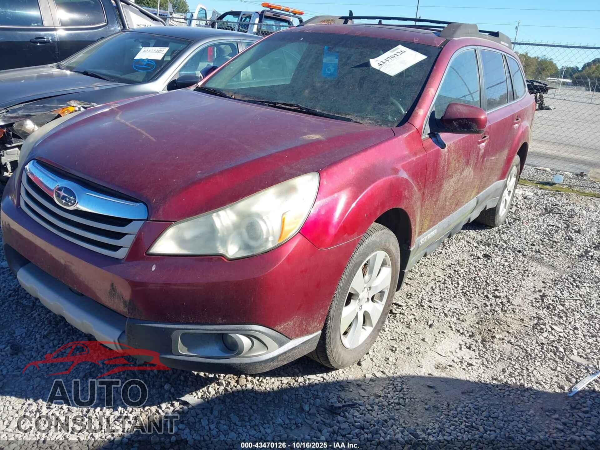 SUBARU OUTBACK 2011 - 4S4BRBLC3B3337565