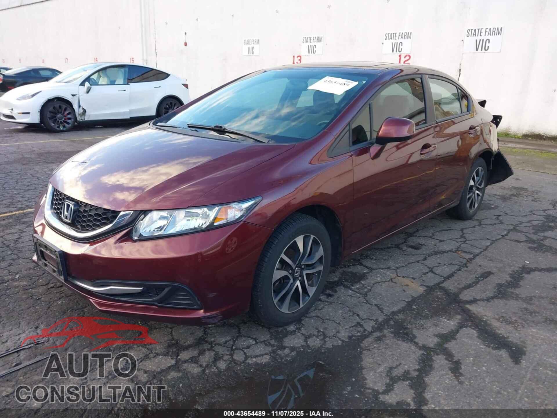 HONDA CIVIC 2013 - 19XFB2F85DE270948
