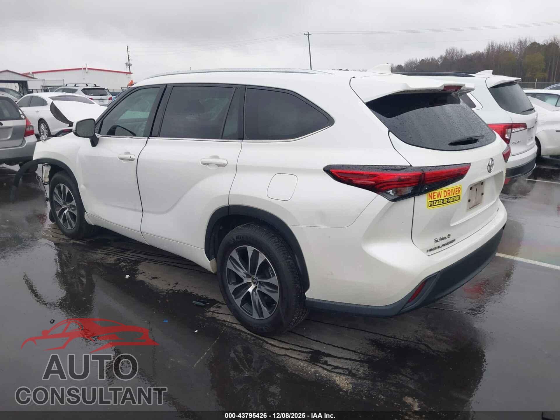 TOYOTA HIGHLANDER 2021 - 5TDGZRAH4MS532173
