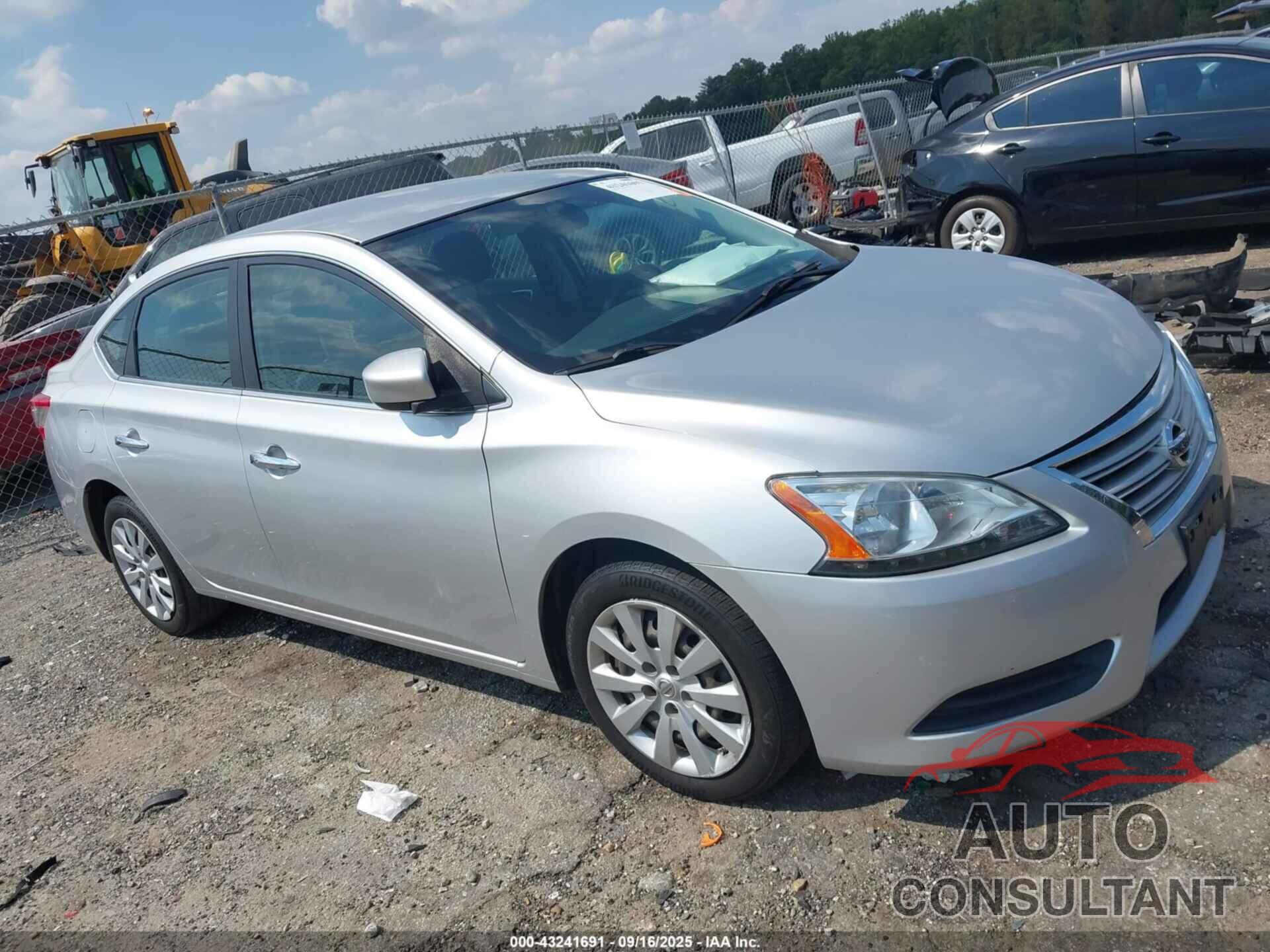 NISSAN SENTRA 2015 - 3N1AB7AP5FY266442