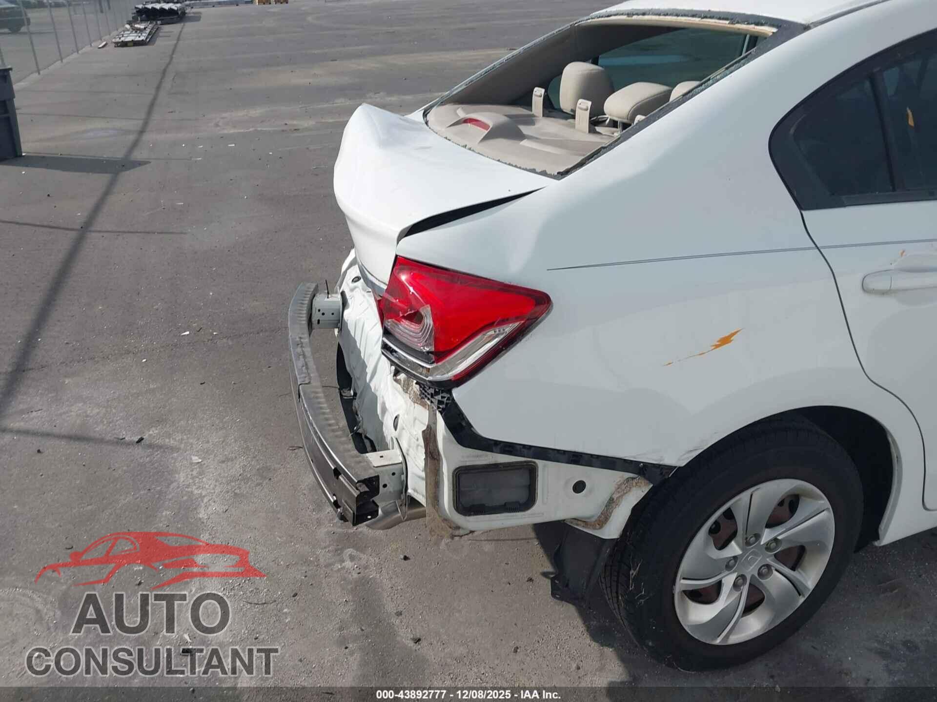 HONDA CIVIC 2013 - 19XFB2F59DE094301