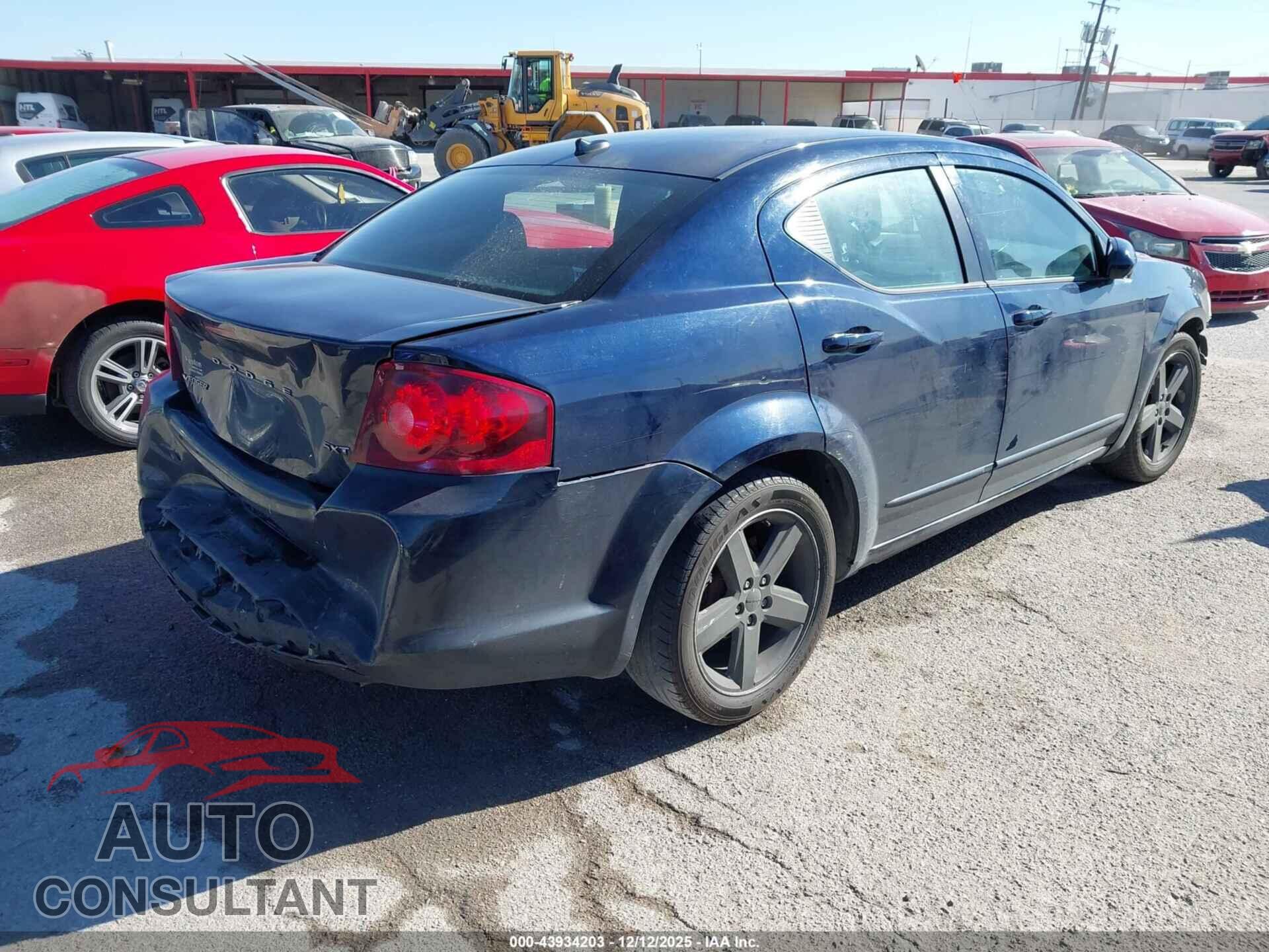 DODGE AVENGER 2013 - 1C3CDZCB9DN709865