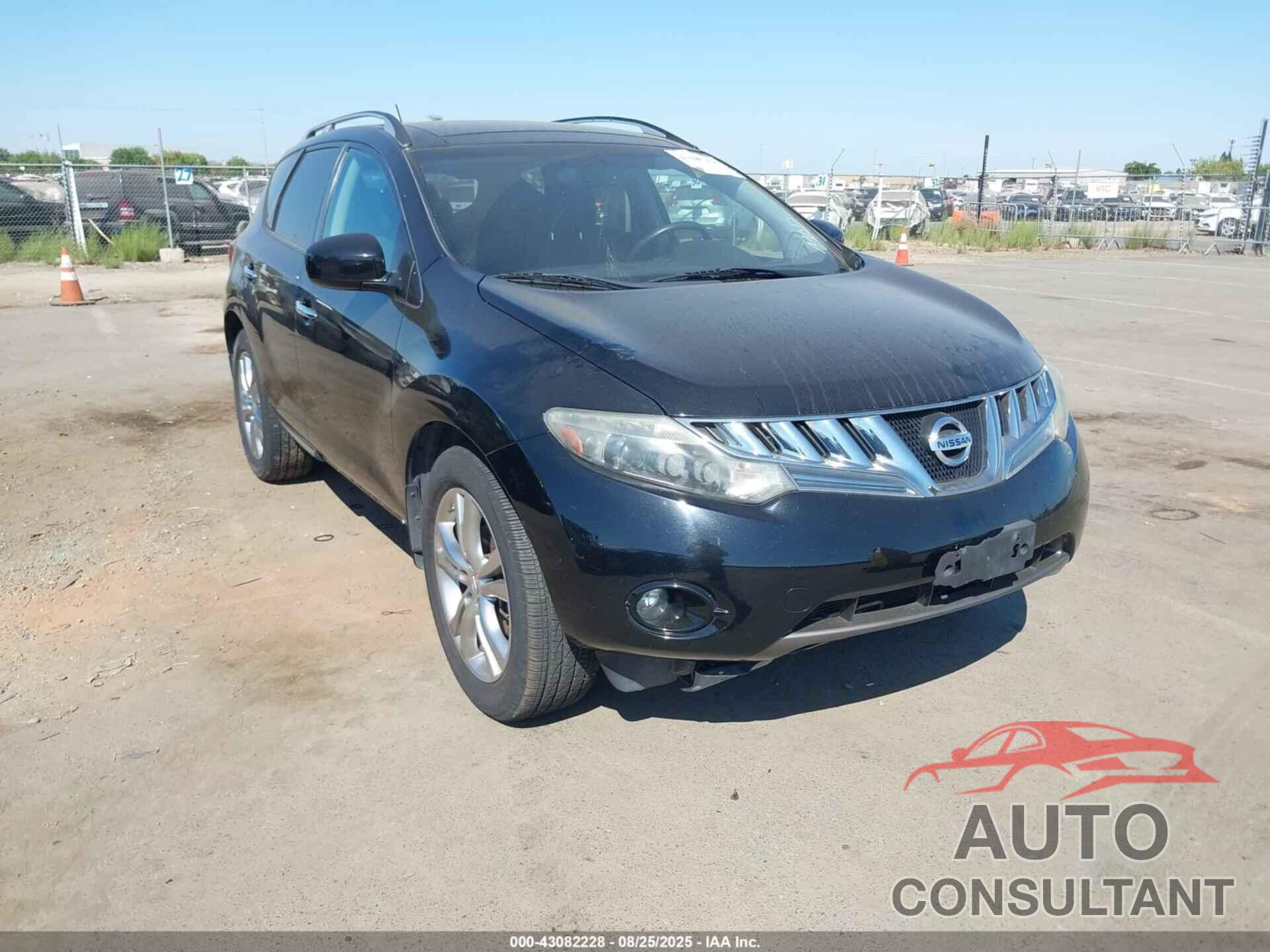 NISSAN MURANO 2009 - JN8AZ18W79W204267