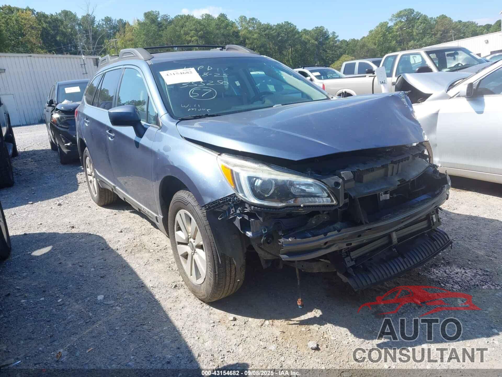 SUBARU OUTBACK 2017 - 4S4BSACC3H3355250