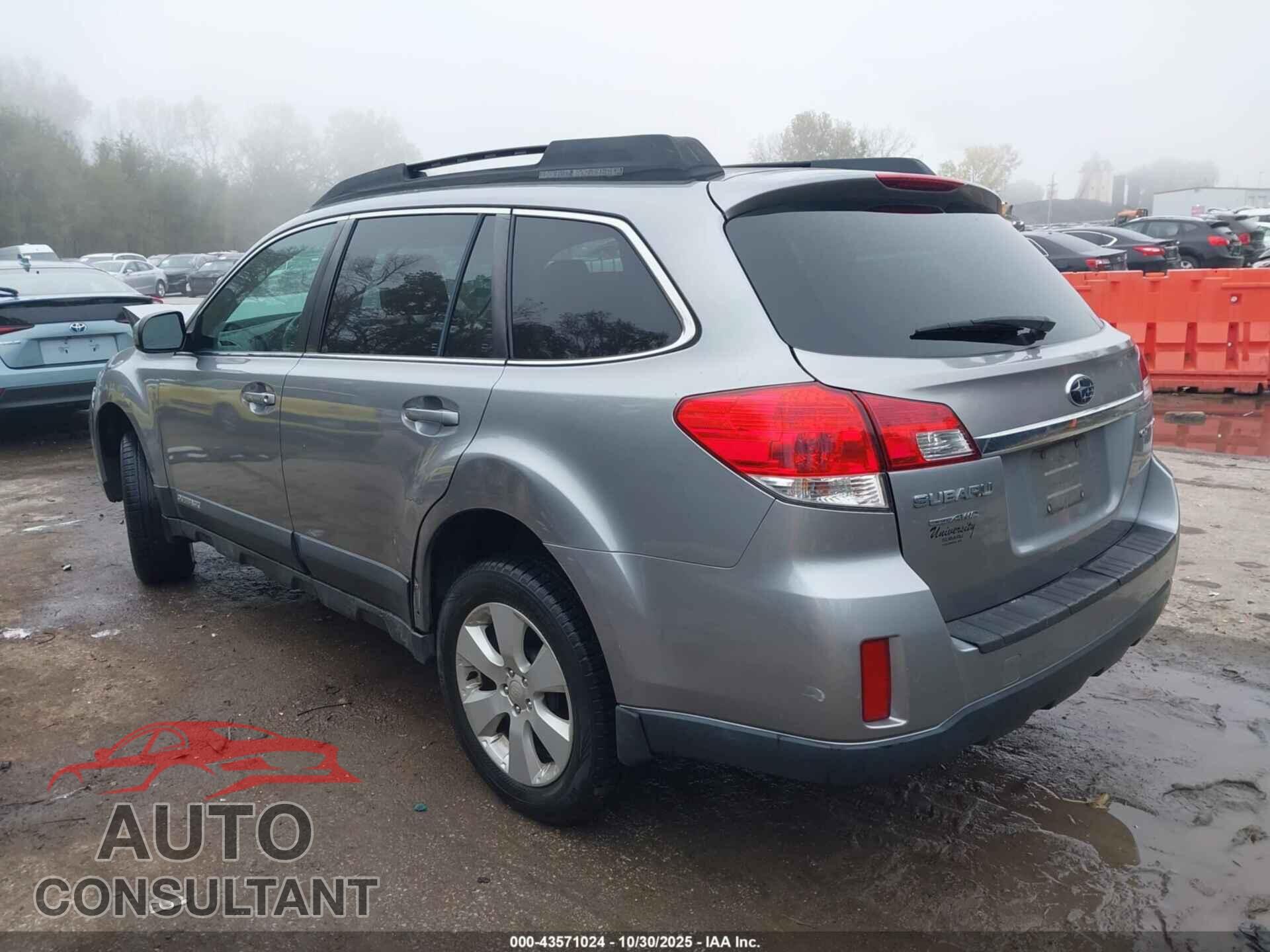 SUBARU OUTBACK 2011 - 4S4BRCCC6B3364233