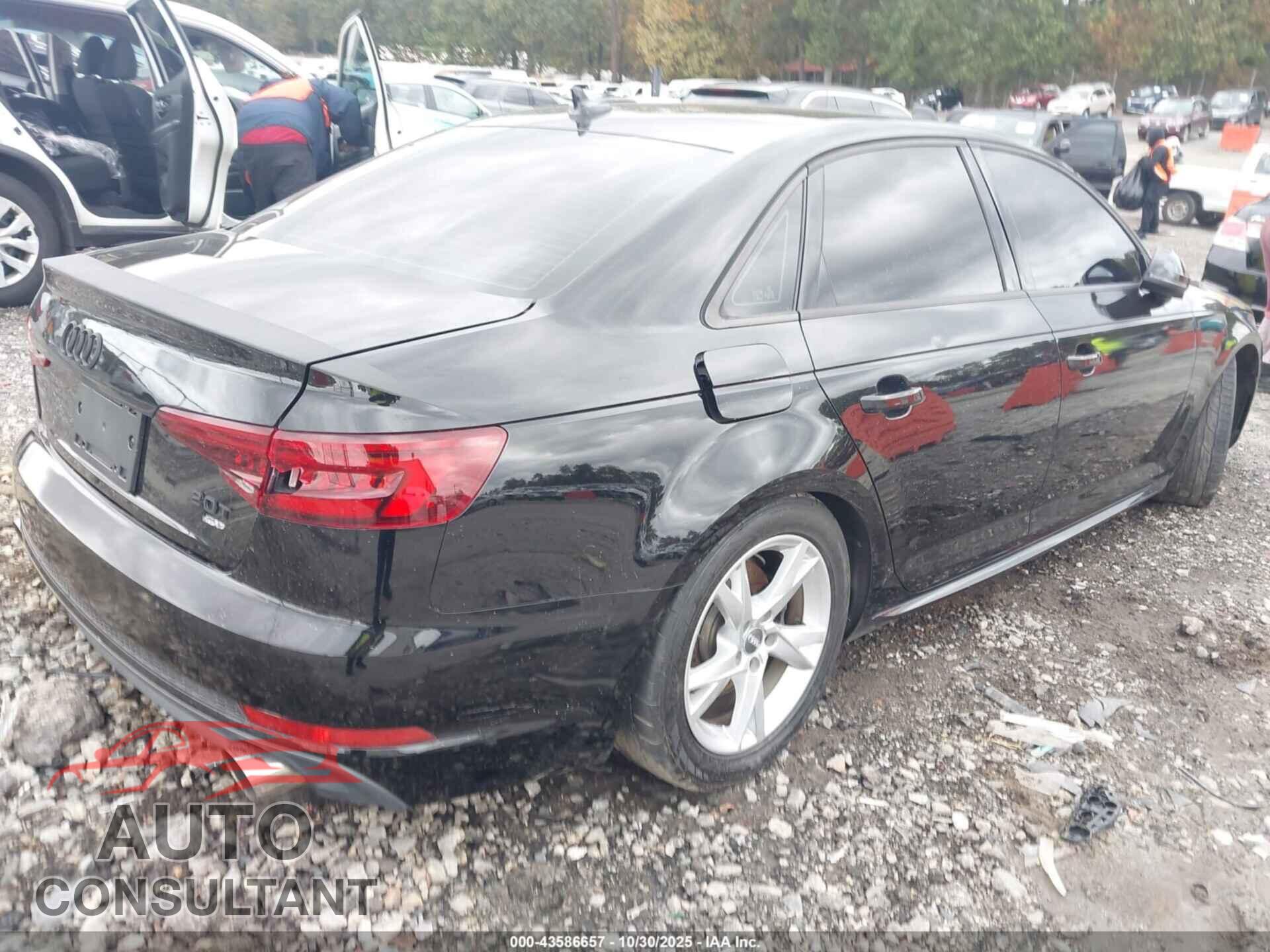 AUDI A4 2018 - WAUKMAF43JA035055