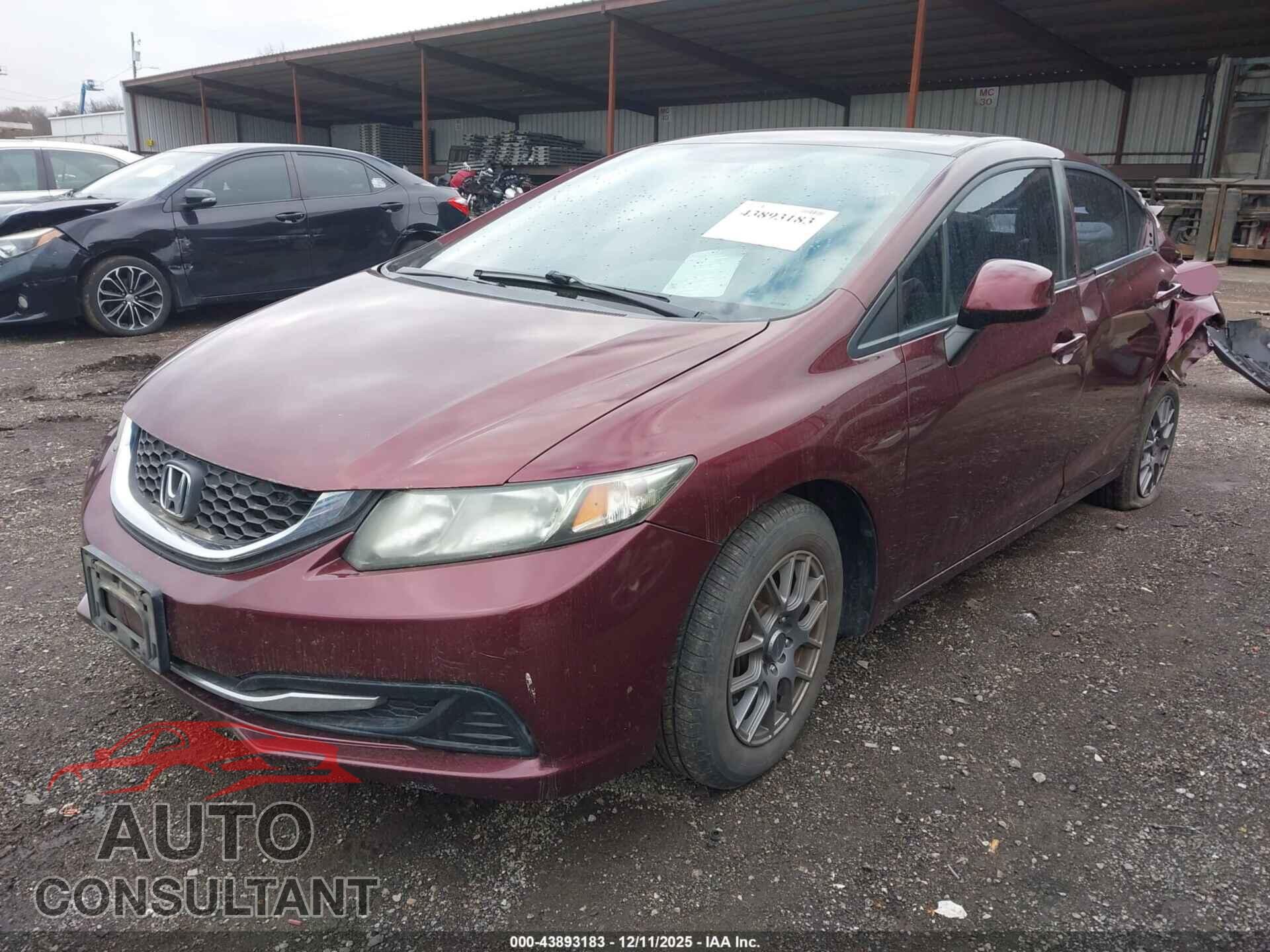 HONDA CIVIC 2013 - 19XFB2F53DE045305