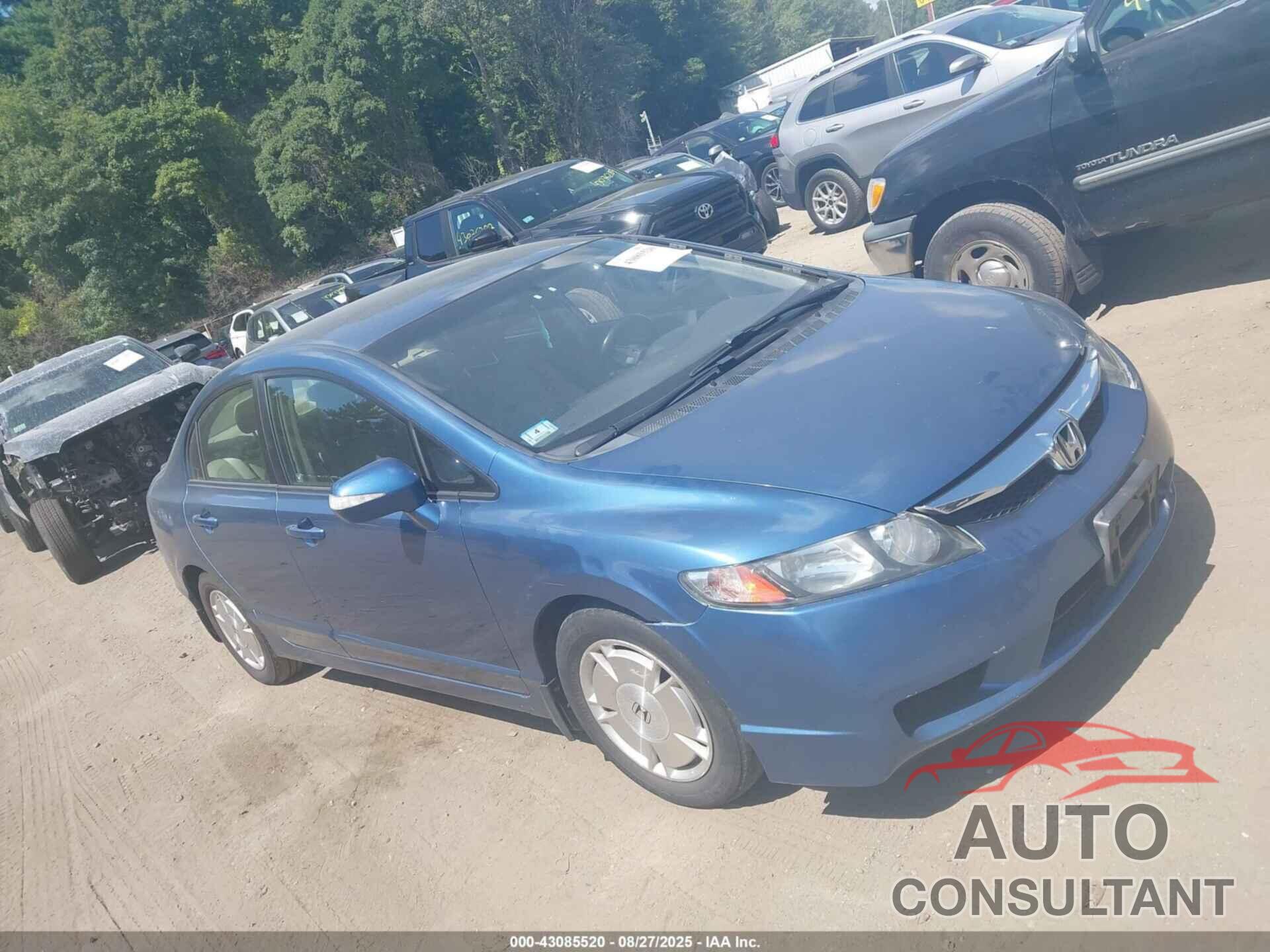 HONDA CIVIC HYBRID 2009 - JHMFA36239S018414
