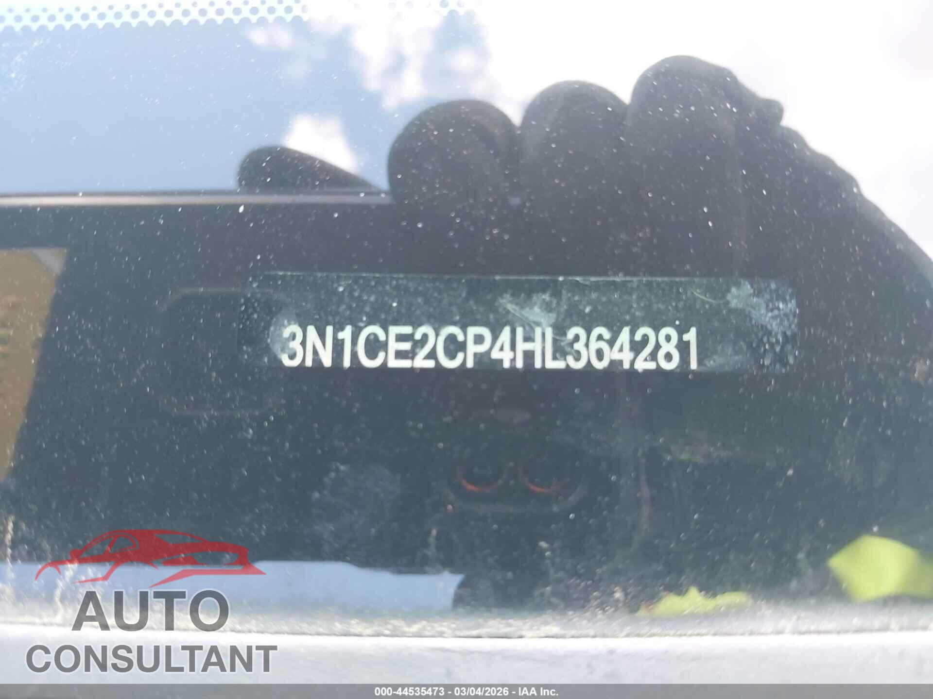 NISSAN VERSA NOTE 2017 - 3N1CE2CP4HL364281