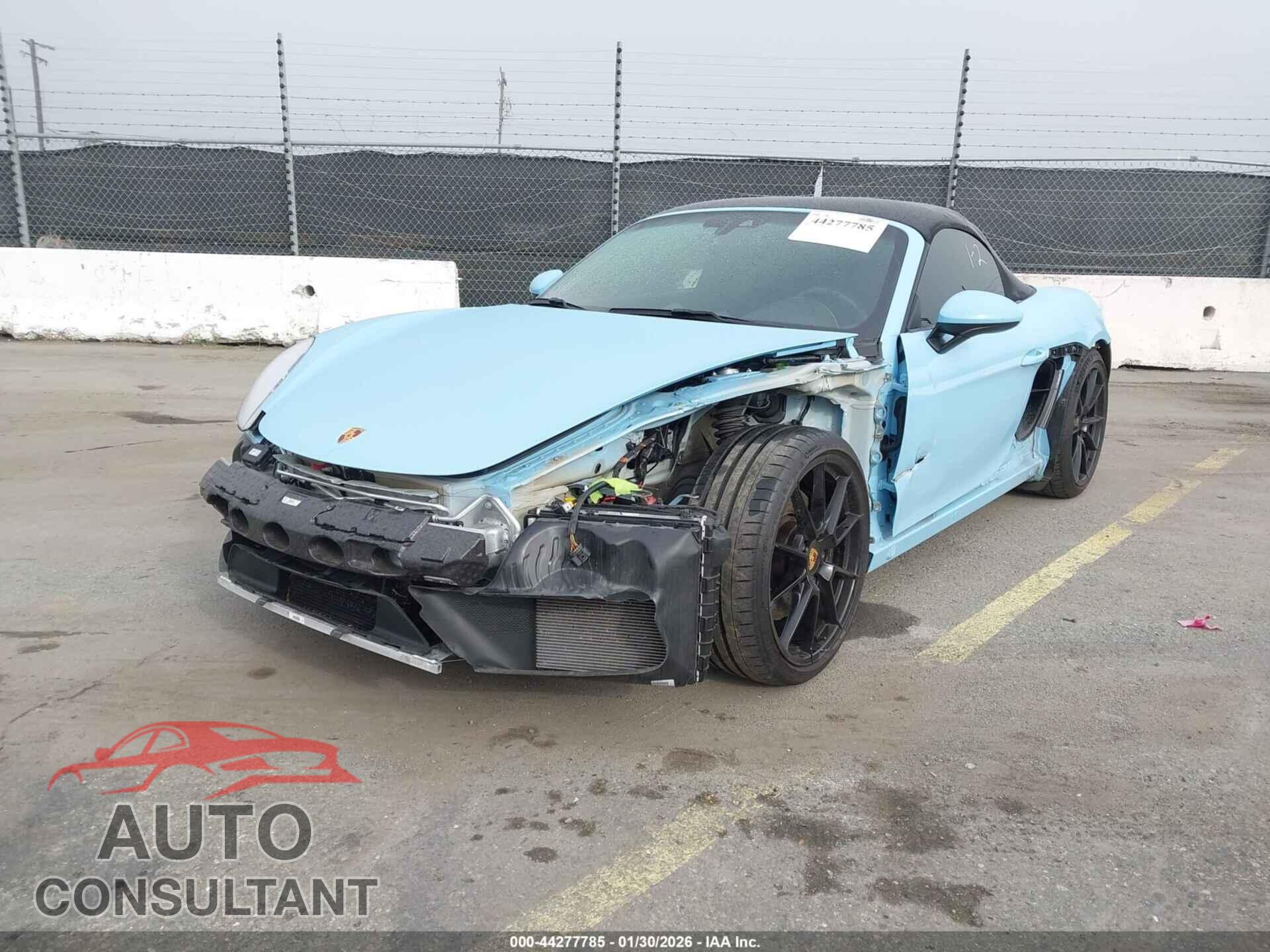 PORSCHE BOXSTER 2022 - WP0CD2A8XNS228813