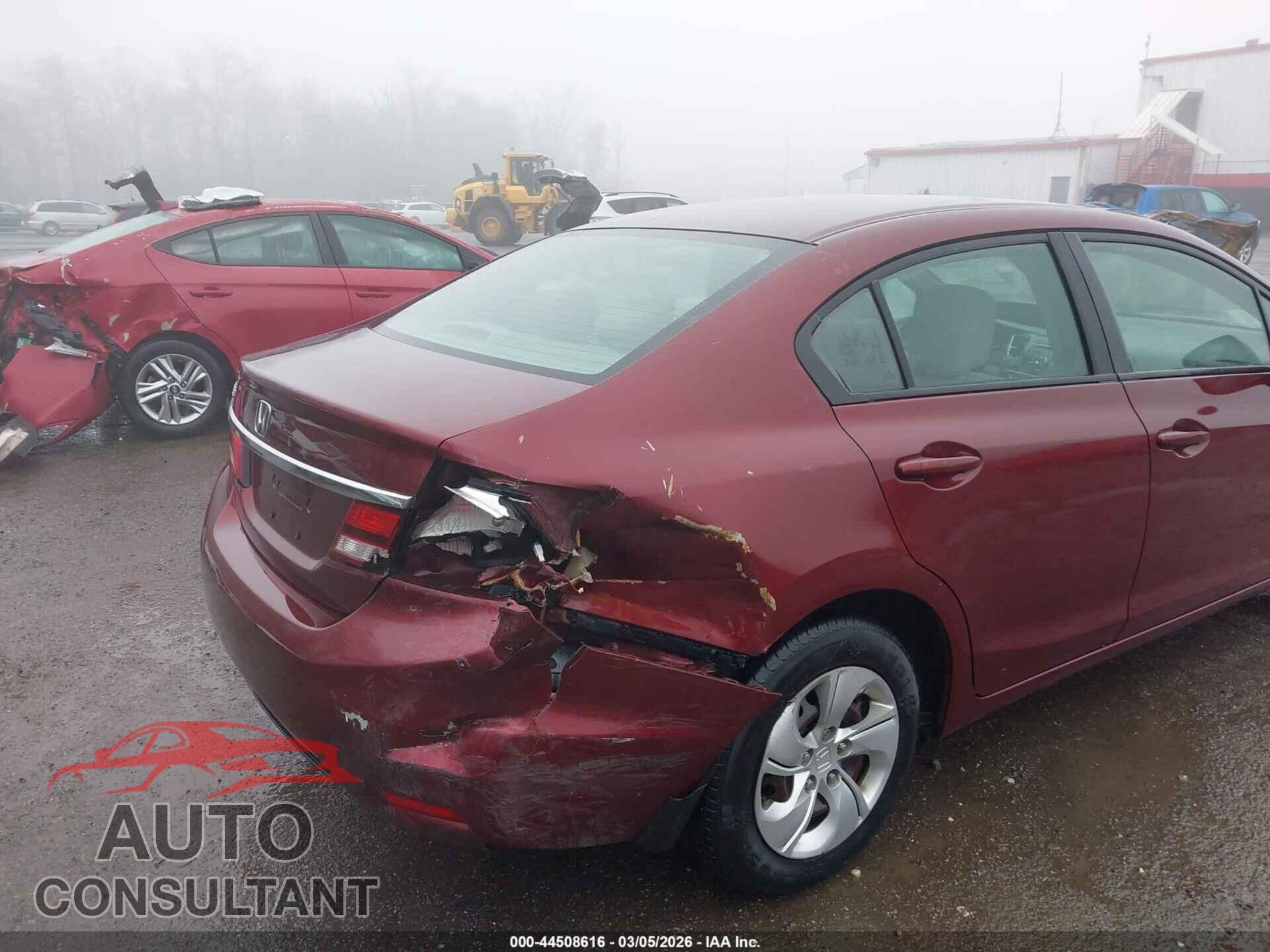 HONDA CIVIC 2013 - 2HGFB2F55DH553894