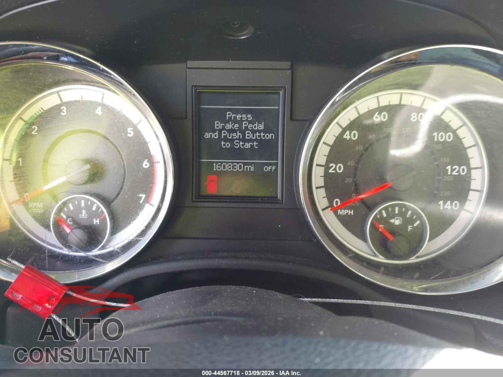 DODGE DURANGO 2012 - 1C4SDJET2CC278827