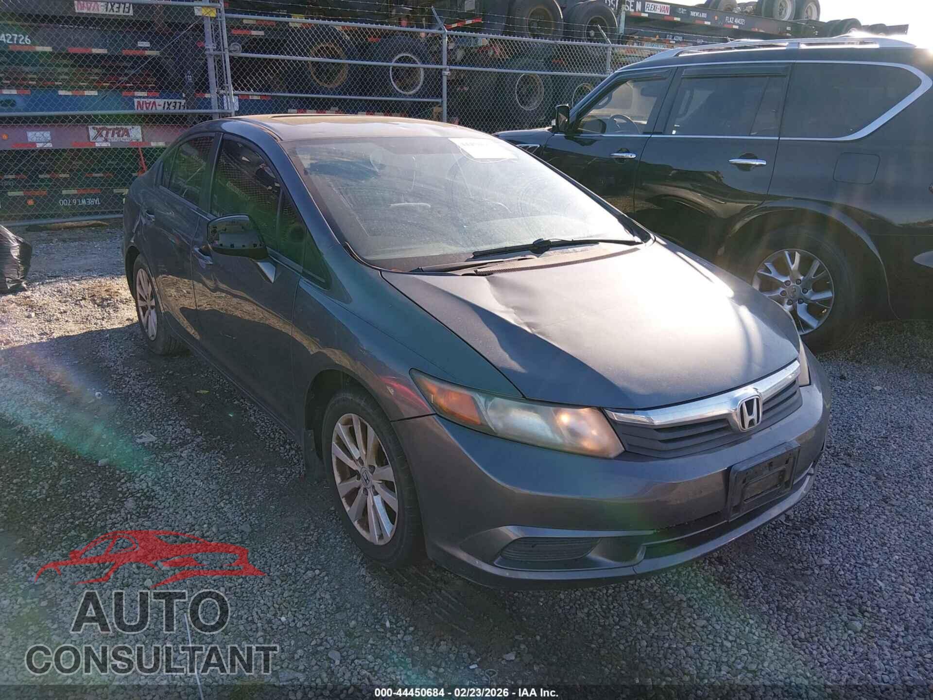 HONDA CIVIC 2012 - 19XFB2F83CE028092