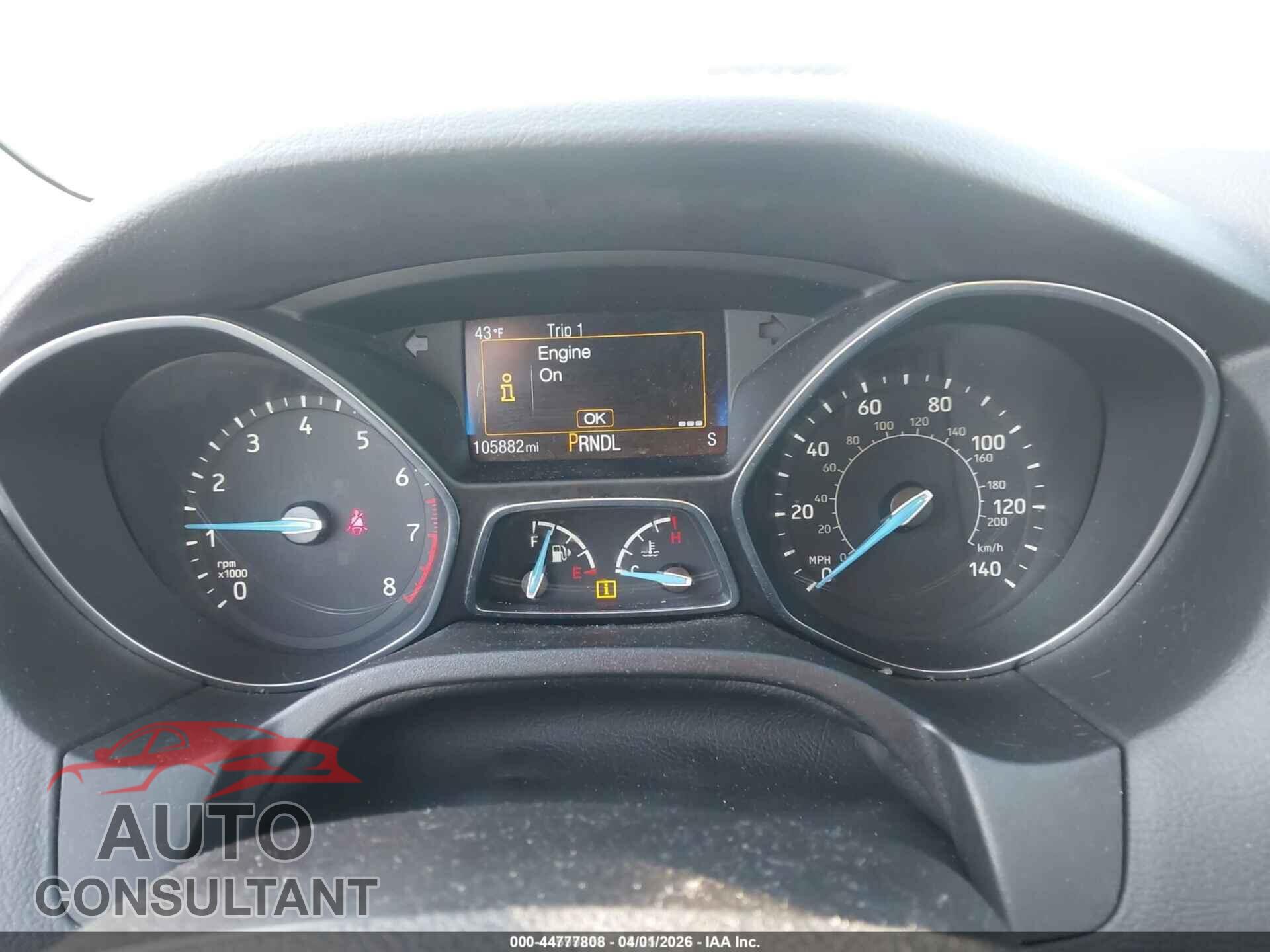 FORD FOCUS 2017 - 1FADP3F24HL320297