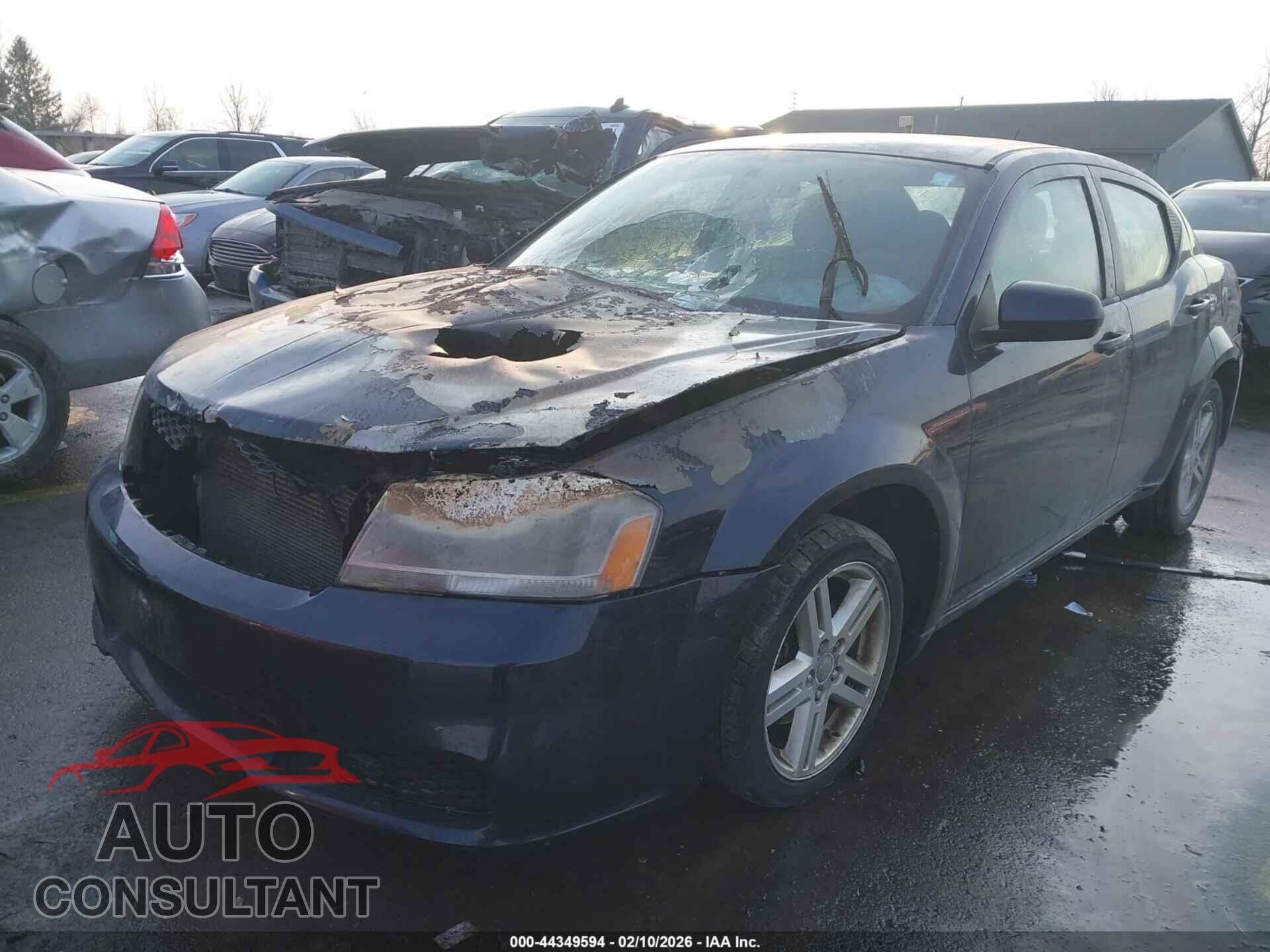 DODGE AVENGER 2012 - 1C3CDZCB8CN177703