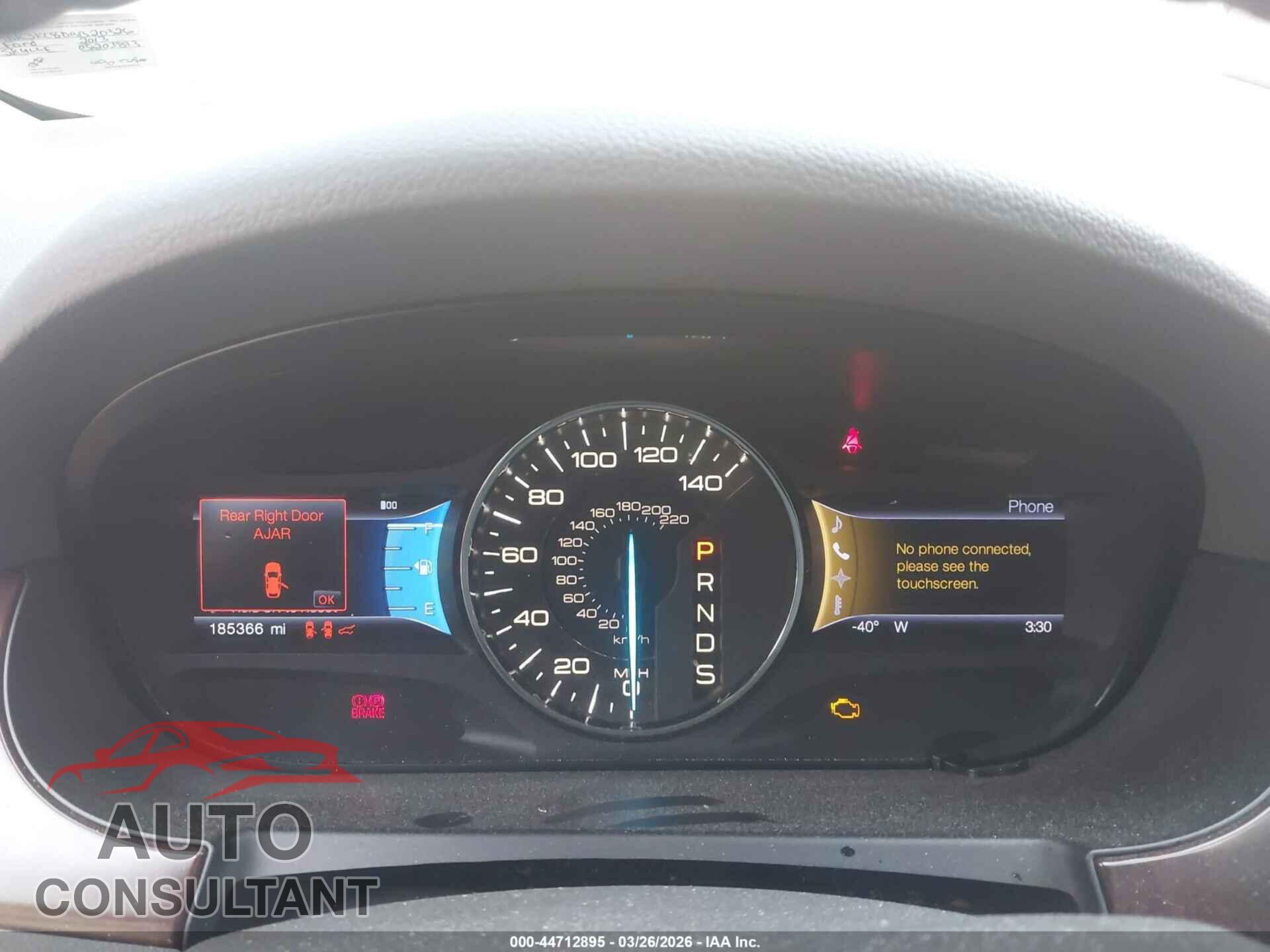 FORD EDGE 2013 - 2FMDK3KC8DBB20326