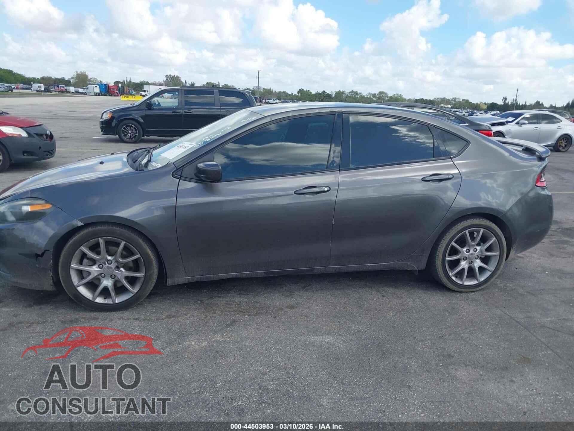 DODGE DART 2016 - 1C3CDFBB4GD538291