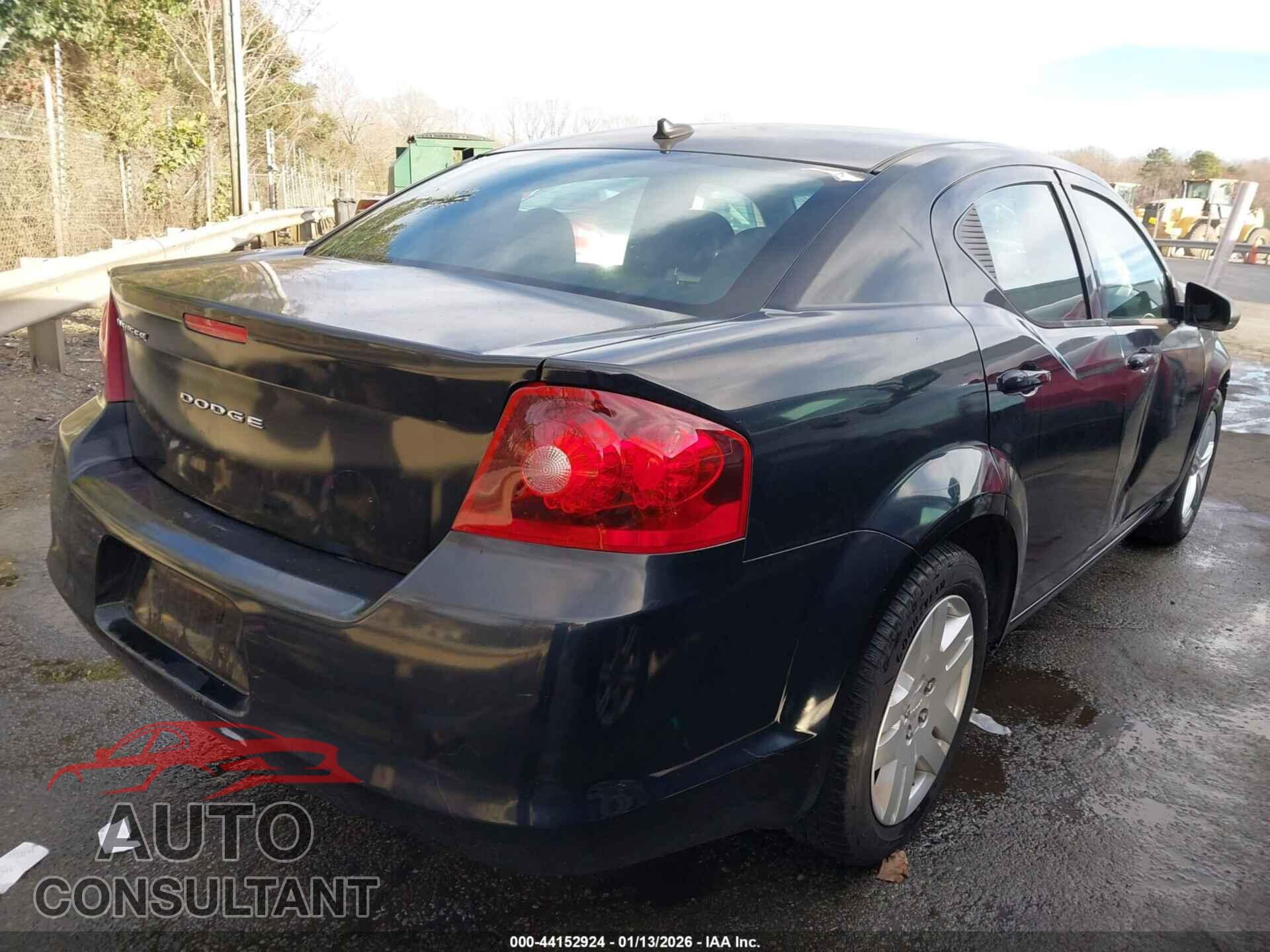 DODGE AVENGER 2012 - 1C3CDZAB3CN174677