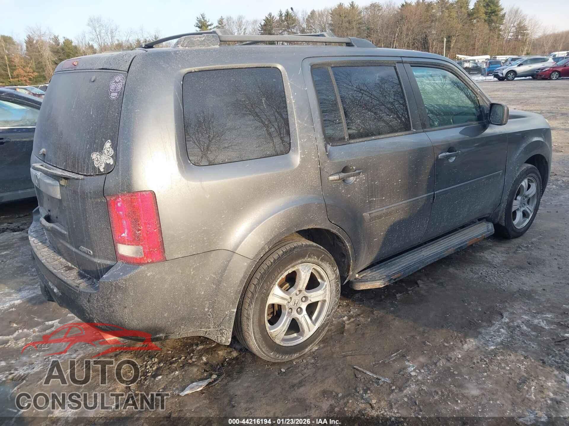 HONDA PILOT 2012 - 5FNYF4H58CB065726