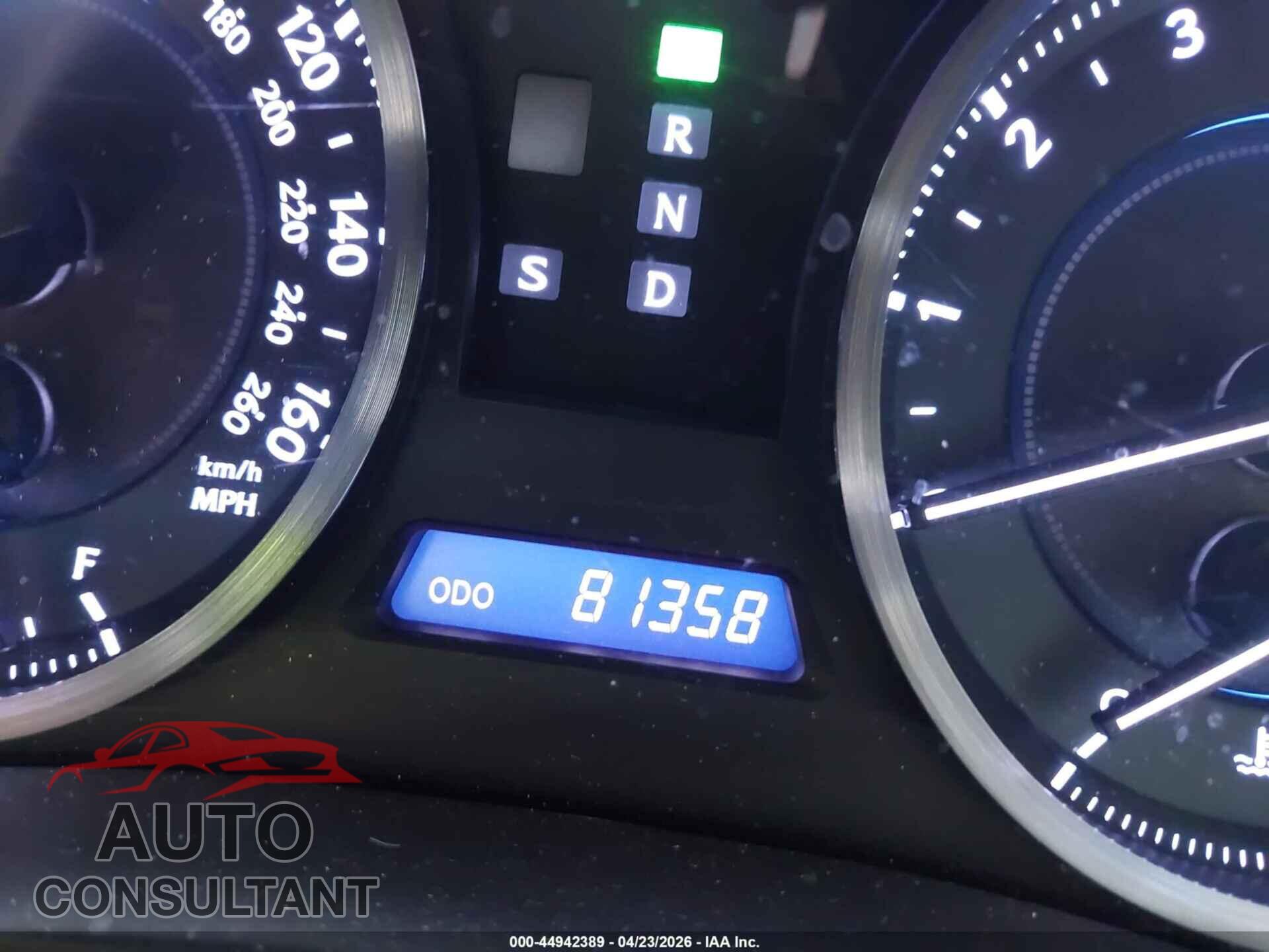 LEXUS IS 250 2013 - JTHCF5C23D5063901