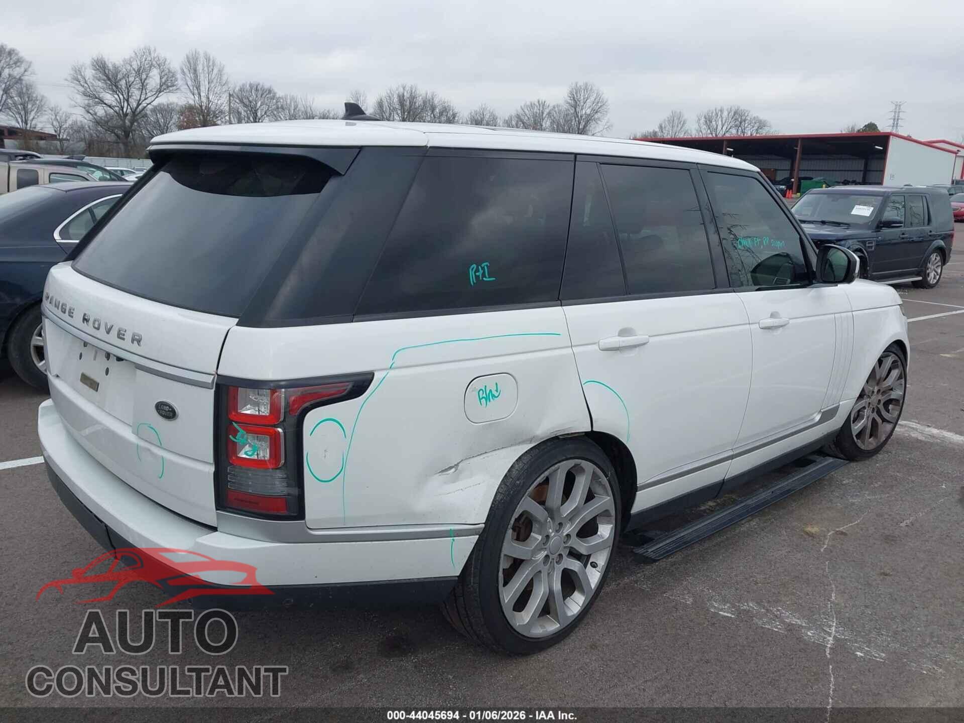 LAND ROVER RANGE ROVER 2016 - SALGS2EF2GA285069