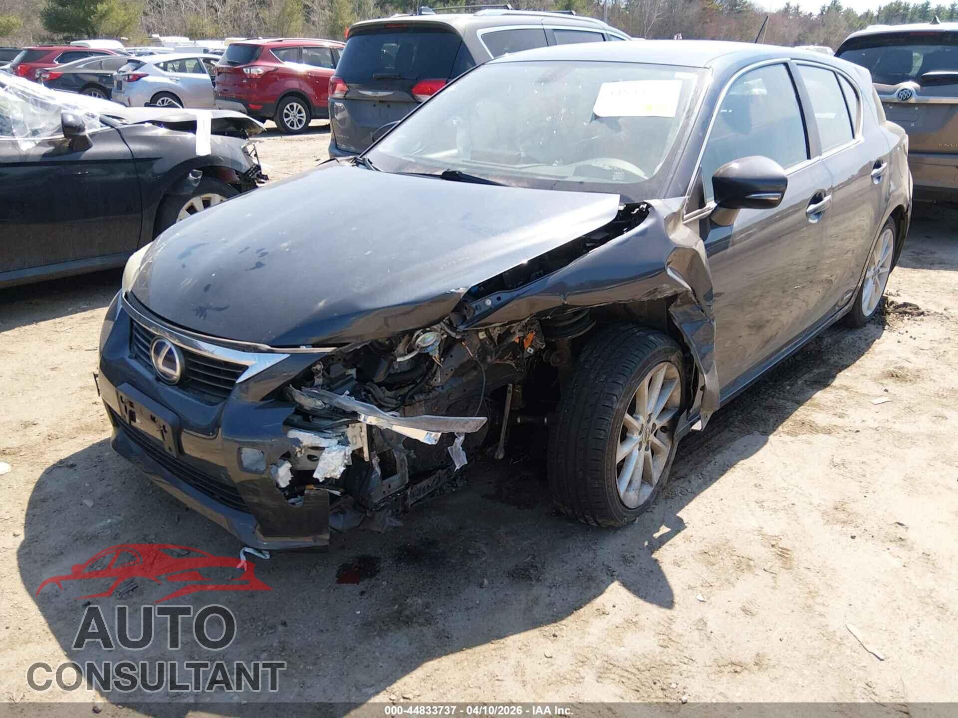 LEXUS CT 200H 2011 - JTHKD5BH4B2043632