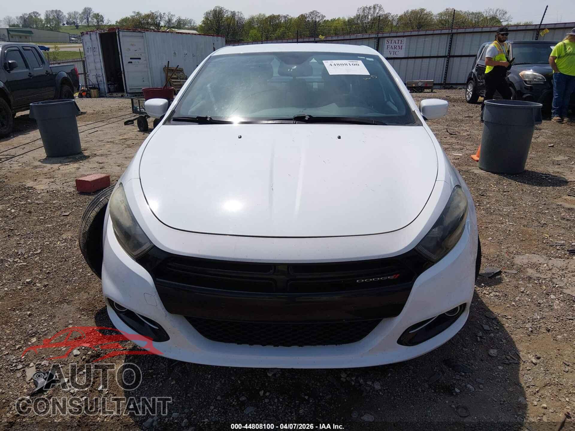 DODGE DART 2015 - 1C3CDFBB4FD346254