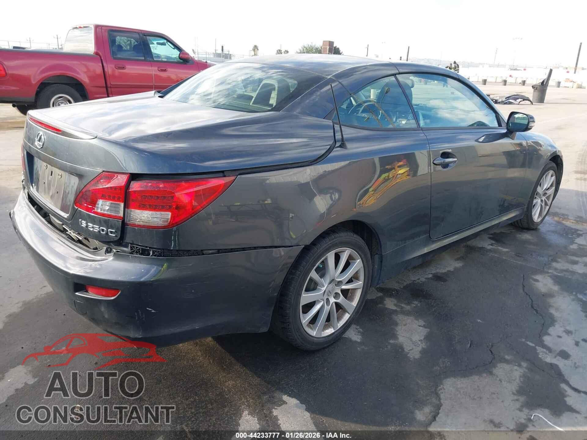 LEXUS IS 250C 2010 - JTHFF2C23A2511384
