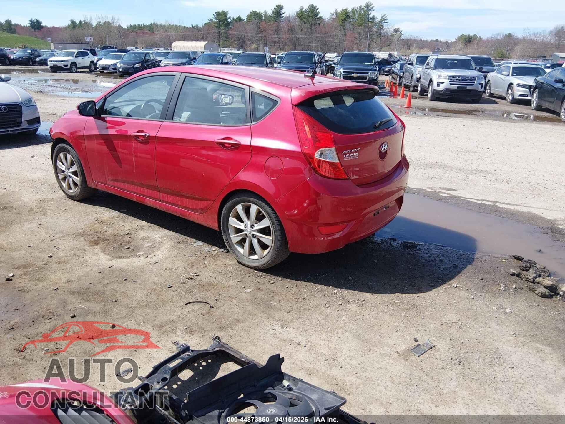 HYUNDAI ACCENT 2014 - KMHCU5AEXEU175103