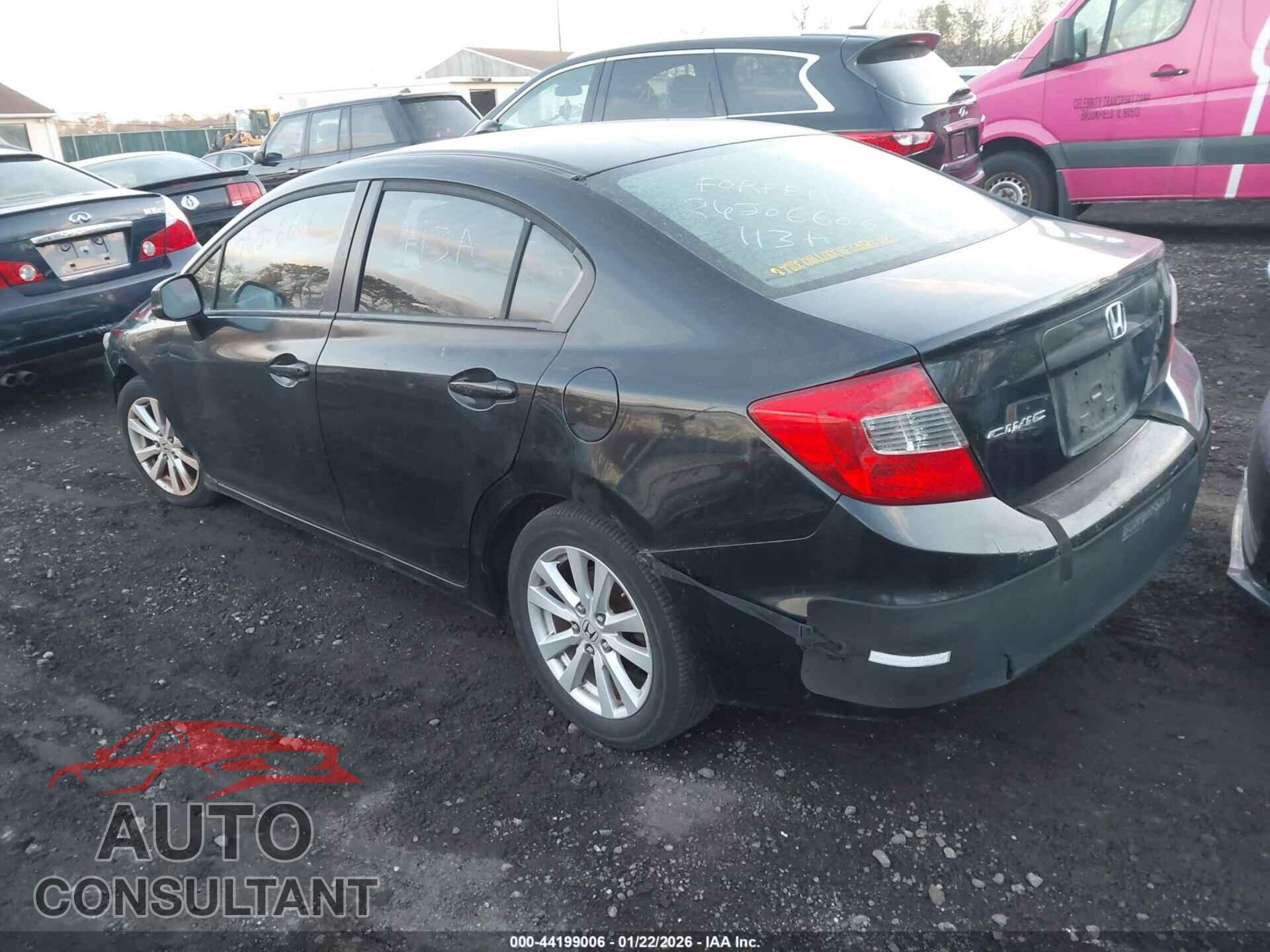HONDA CIVIC 2012 - 2HGFB2F88CH596277