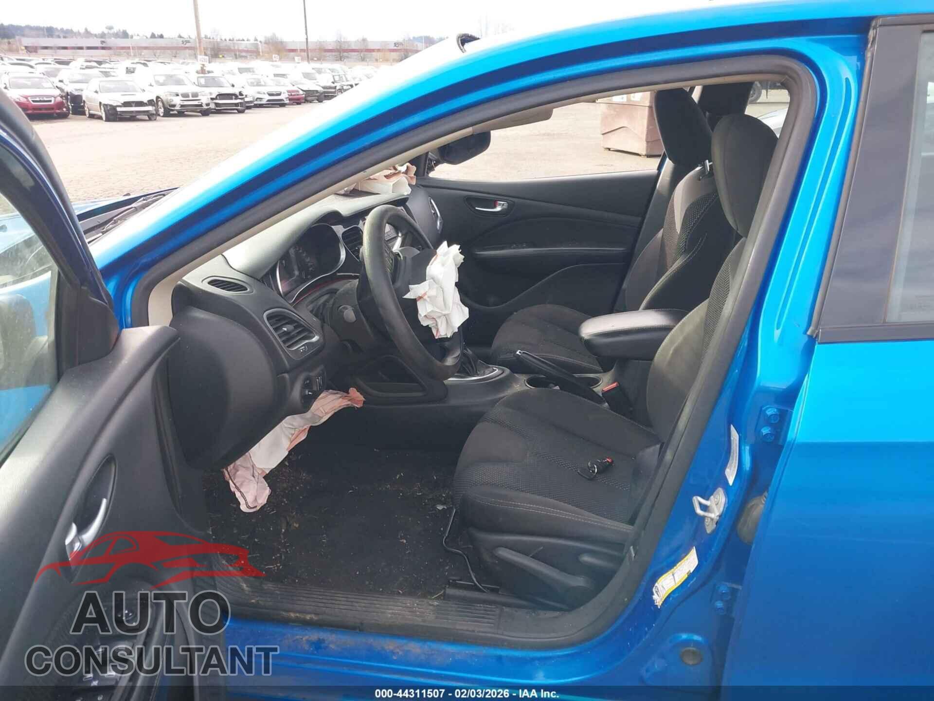 DODGE DART 2015 - 1C3CDFBB5FD390487
