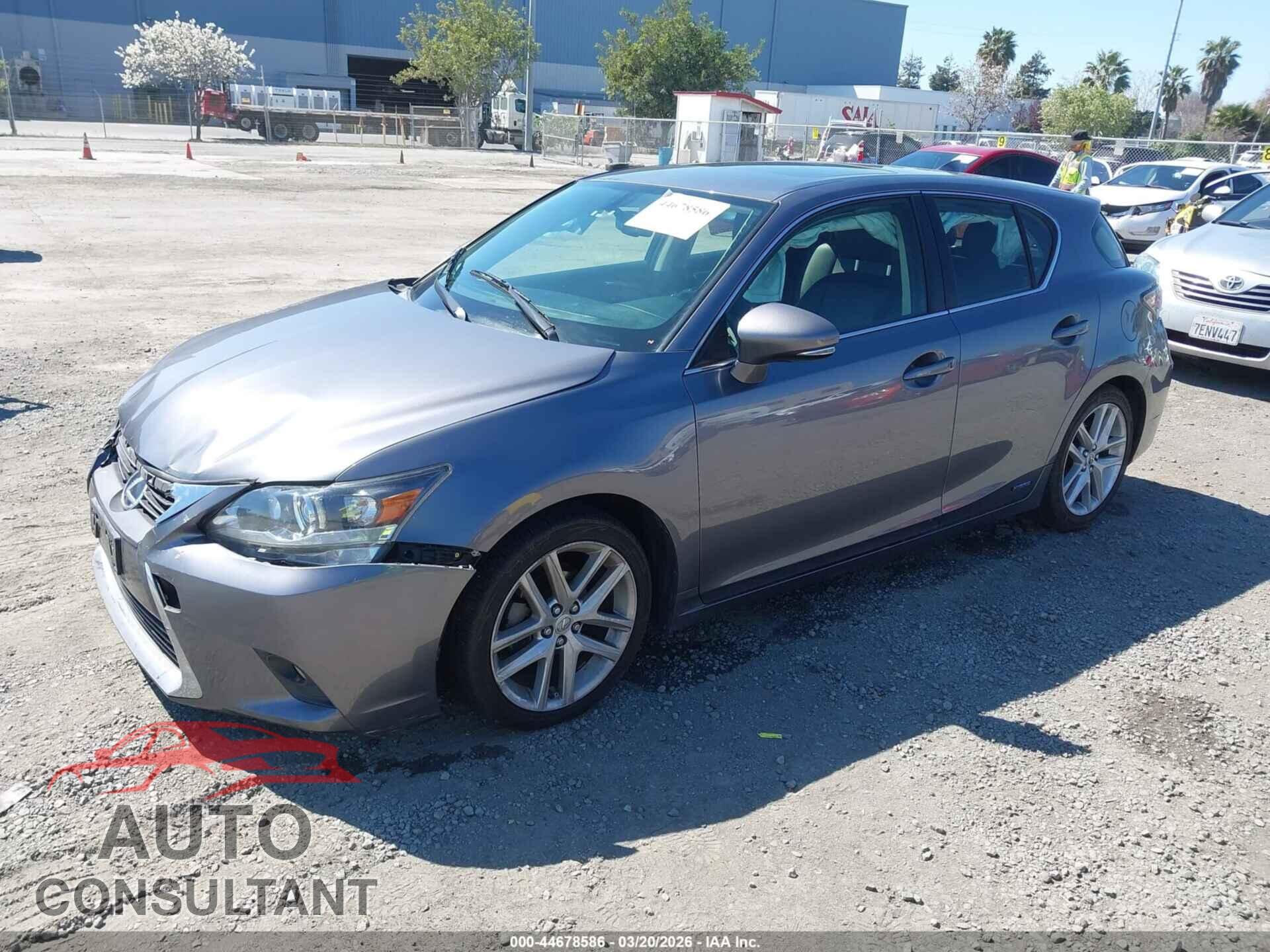 LEXUS CT 2017 - JTHKD5BH8H2288944