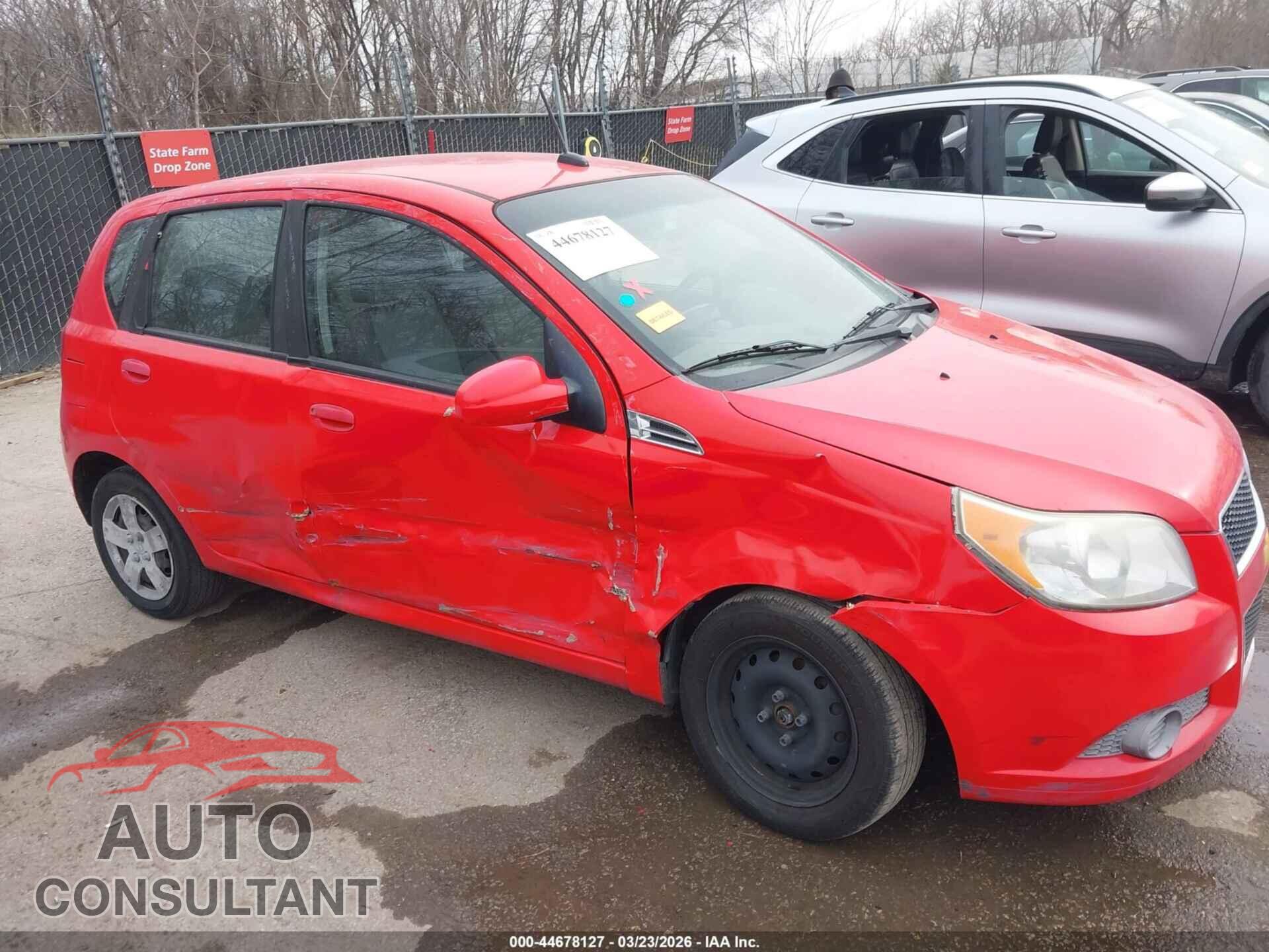 CHEVROLET AVEO 2010 - KL1TD6DE7AB110177