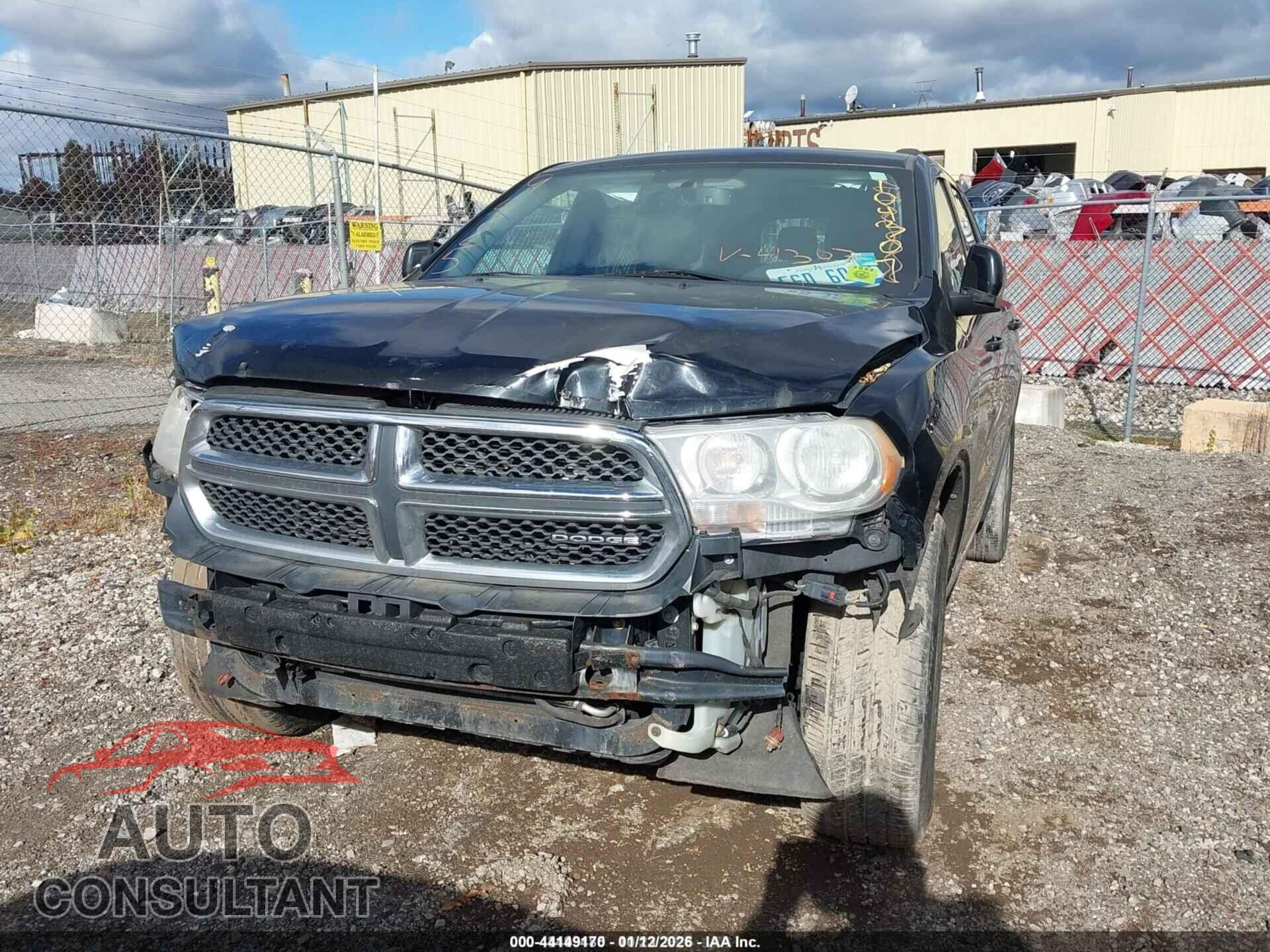 DODGE DURANGO 2012 - 1C4RDJAG7CC104307