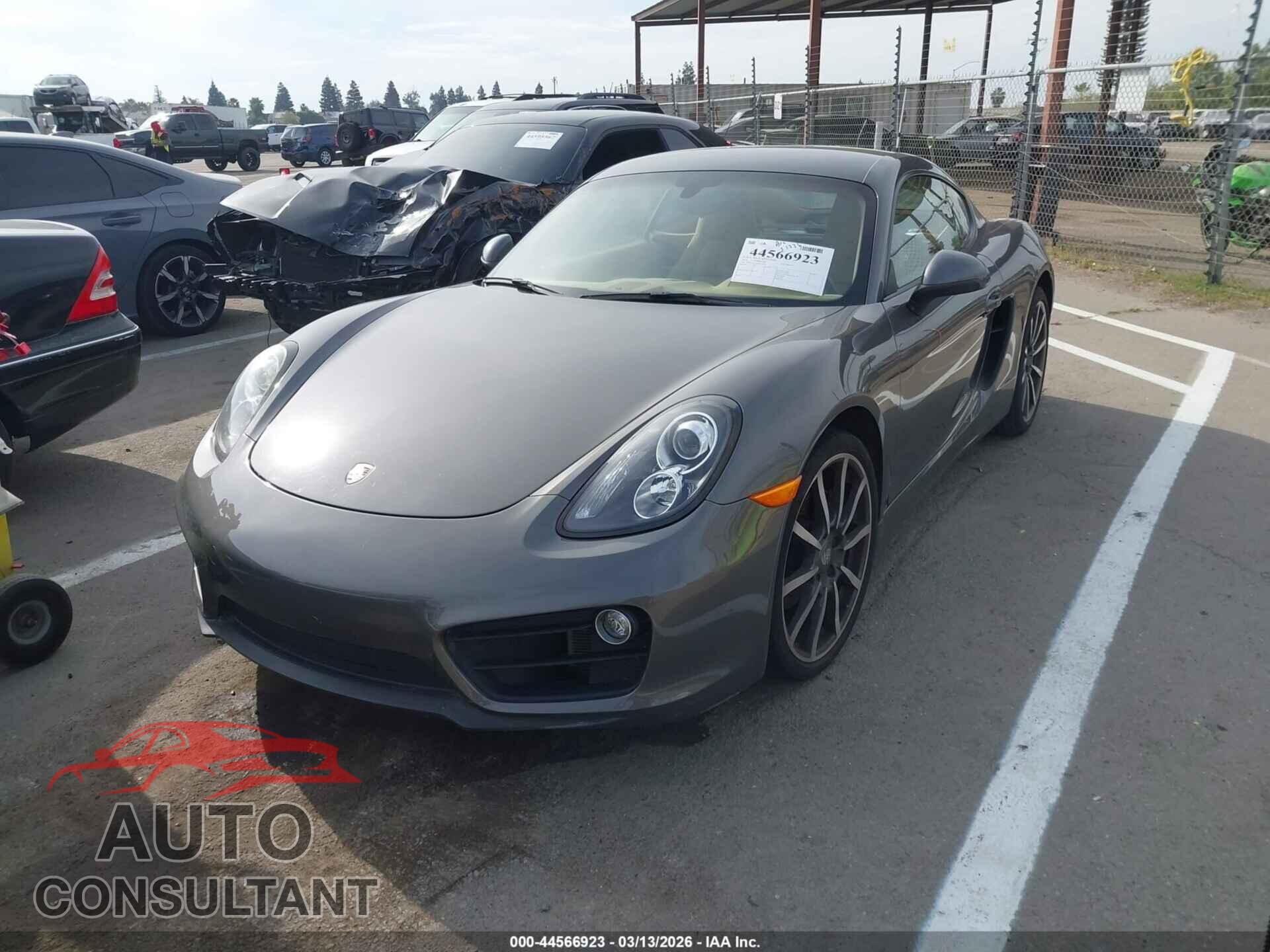 PORSCHE CAYMAN 2016 - WP0AA2A87GK170789