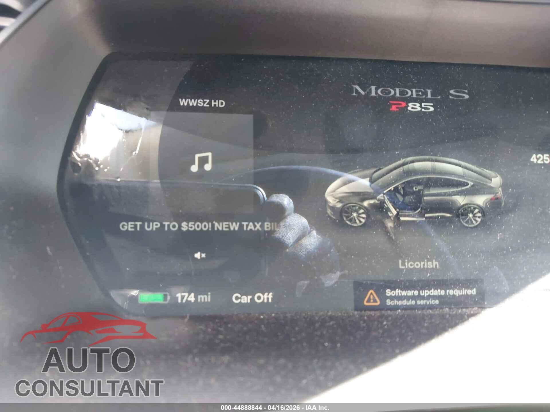 TESLA MODEL S 2014 - 5YJSA1H17EFP40517