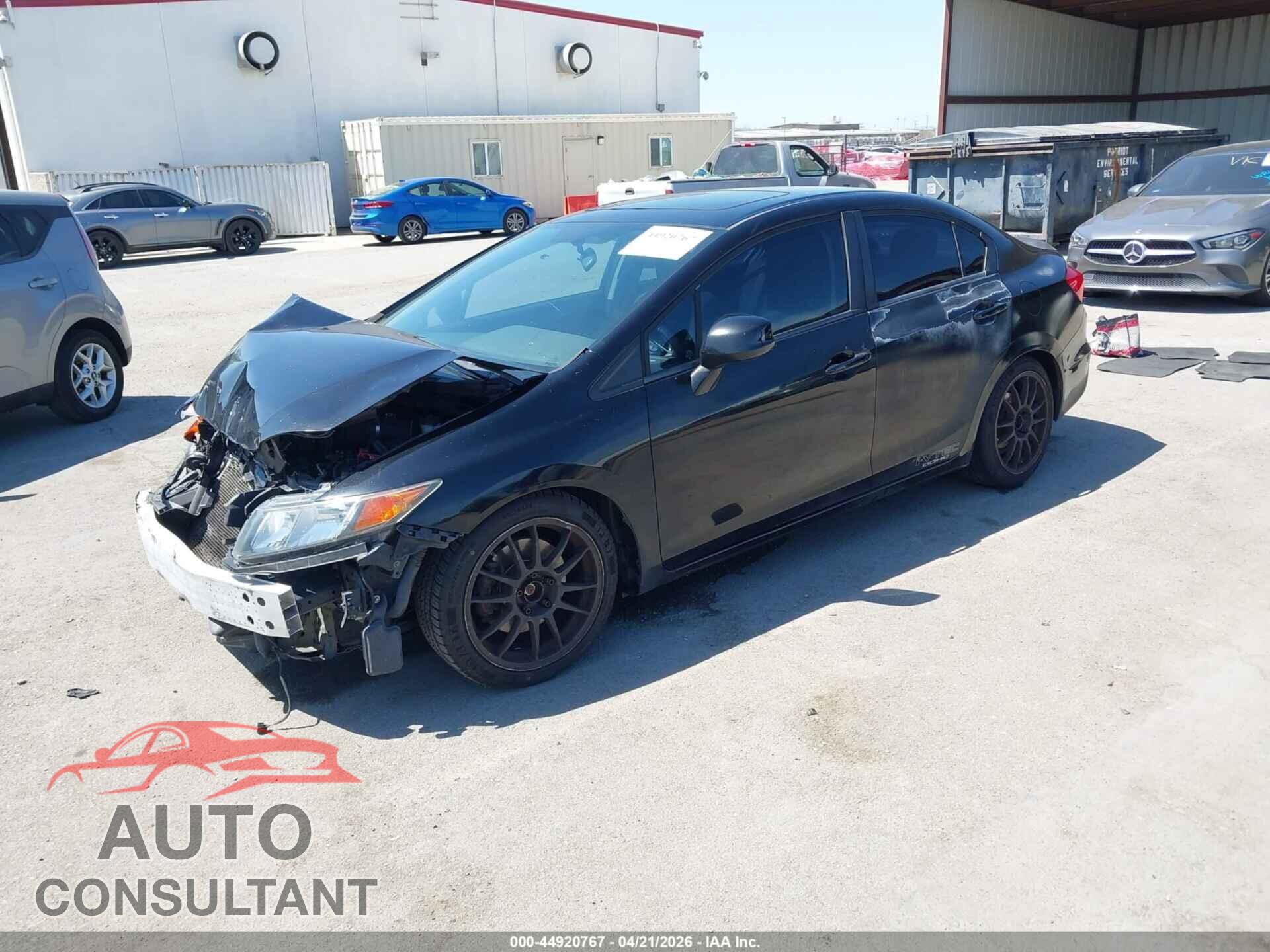 HONDA CIVIC 2012 - 2HGFB6E57CH704712