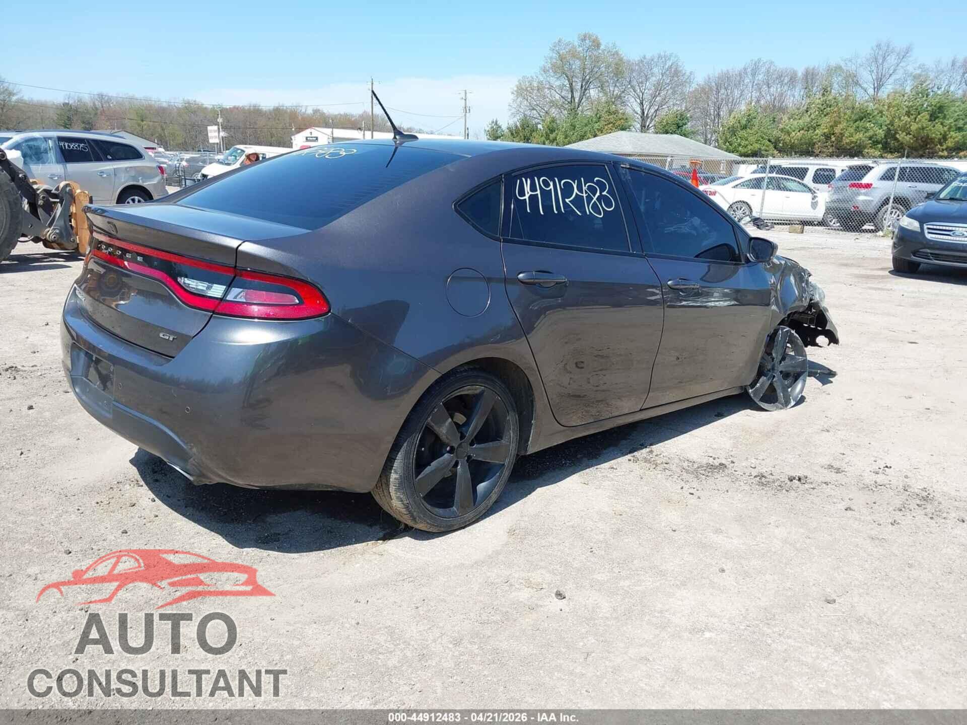 DODGE DART 2015 - 1C3CDFEB2FD180764