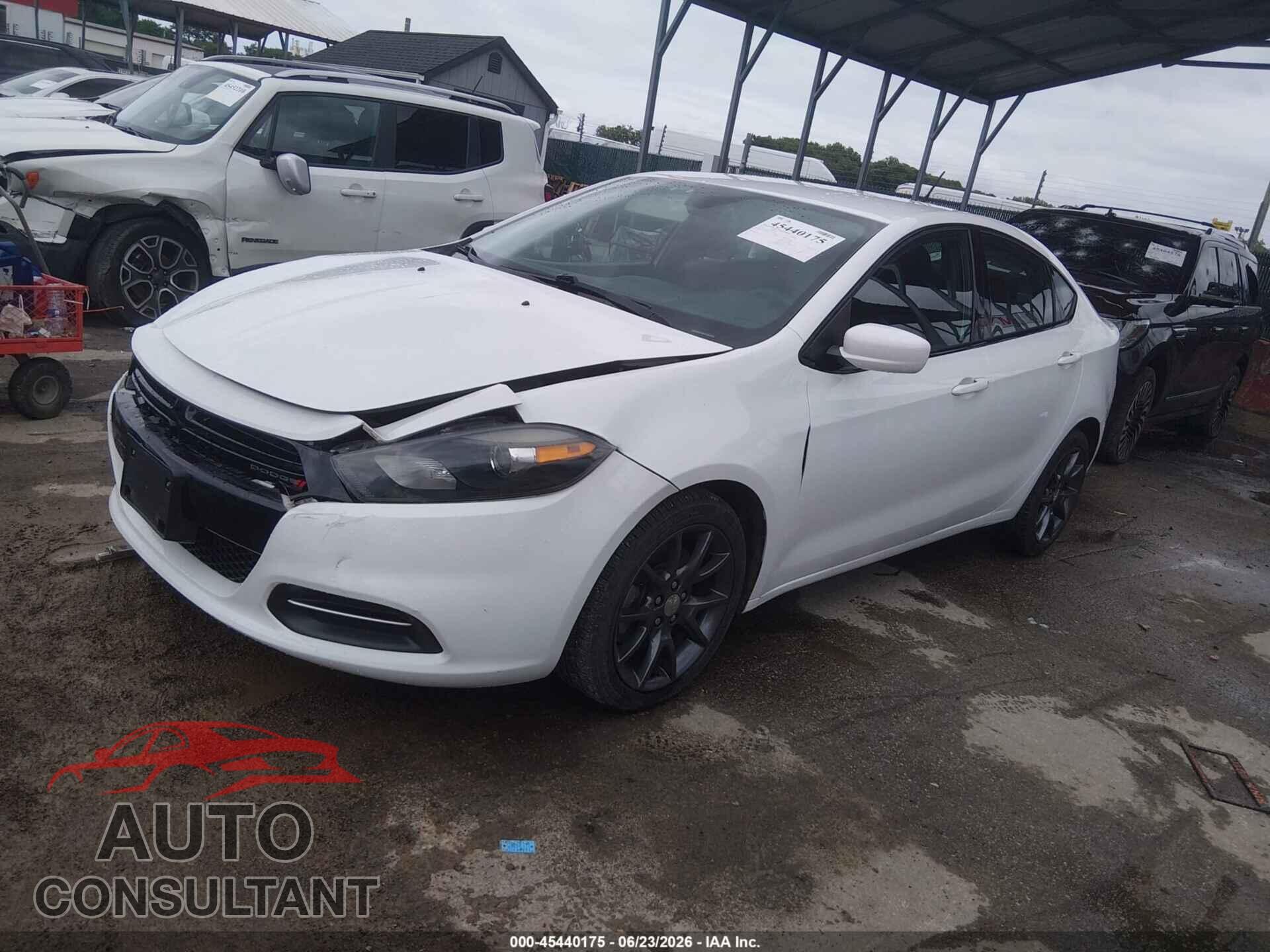 DODGE DART 2016 - 1C3CDFAA8GD652996