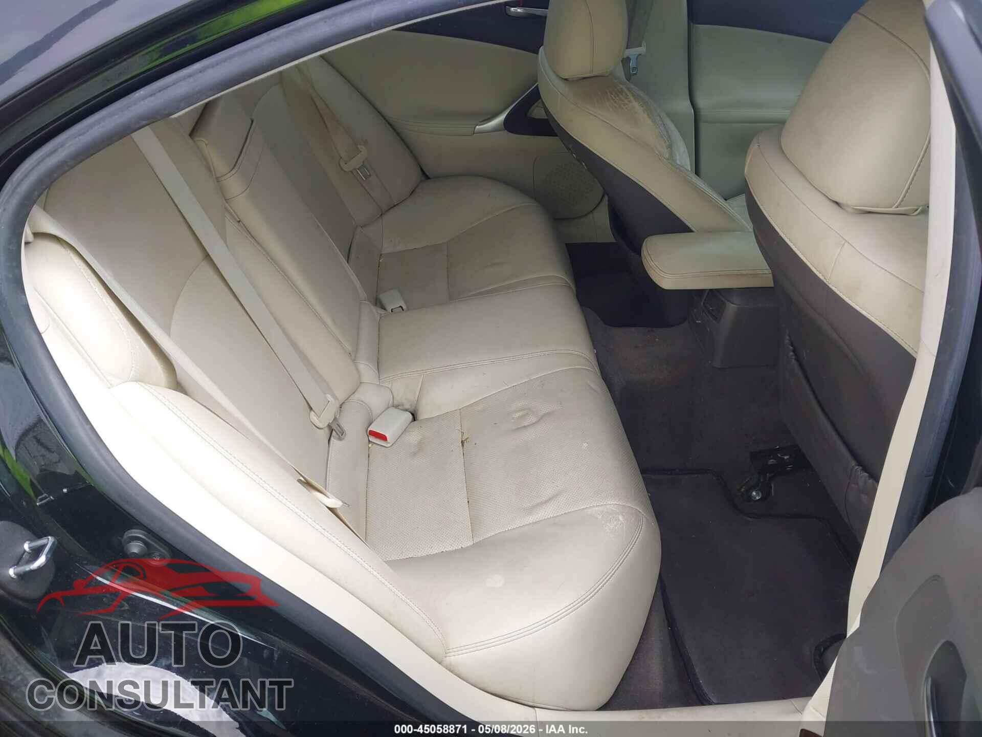 LEXUS IS 250 2010 - JTHBF5C24A5114376