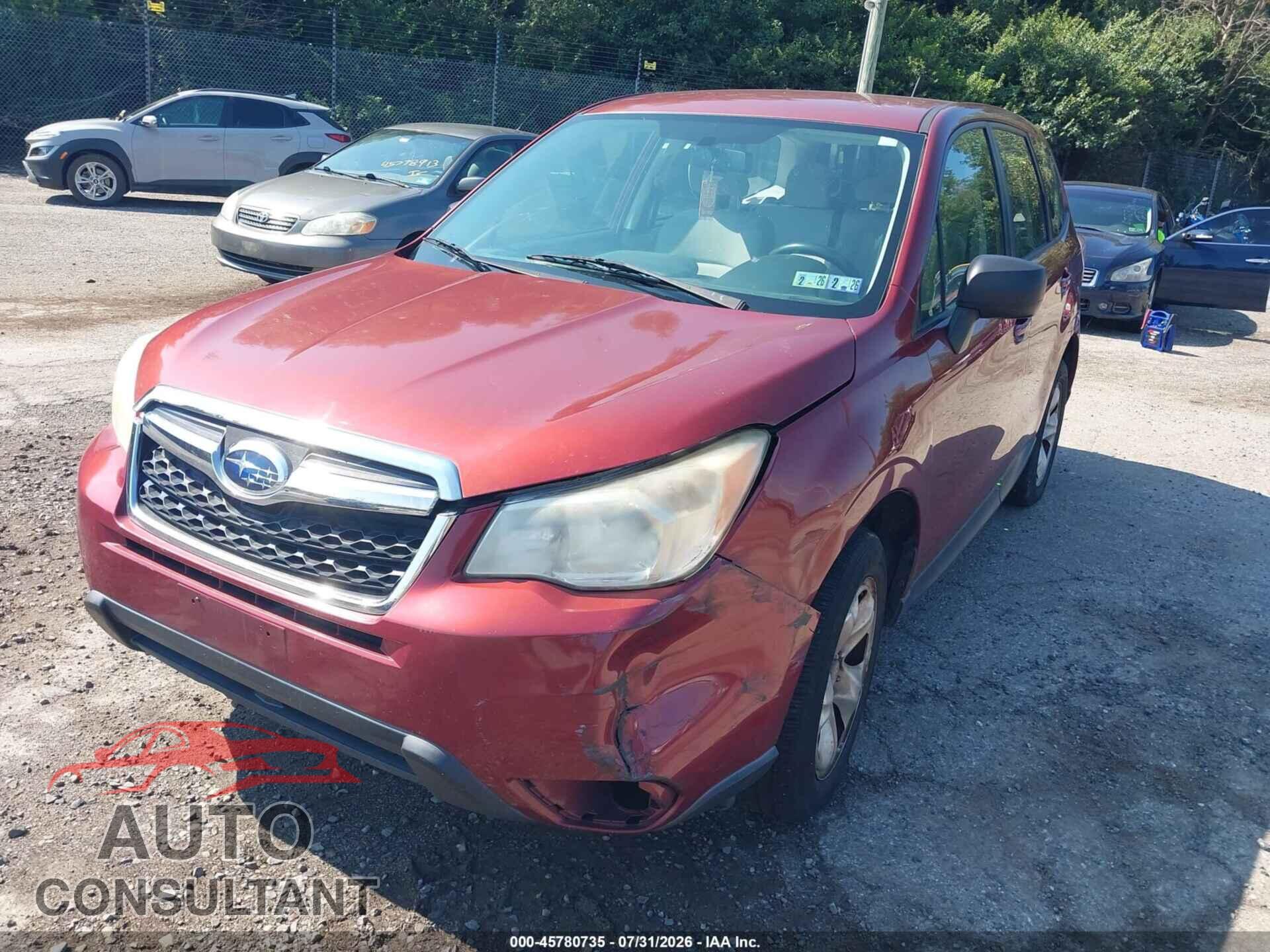 SUBARU FORESTER 2014 - JF2SJAAC8EH413430