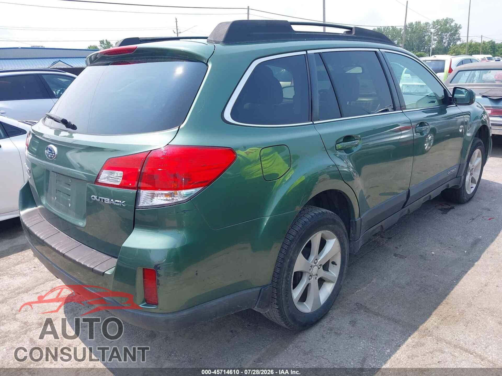 SUBARU OUTBACK 2013 - 4S4BRCCC8D3305803