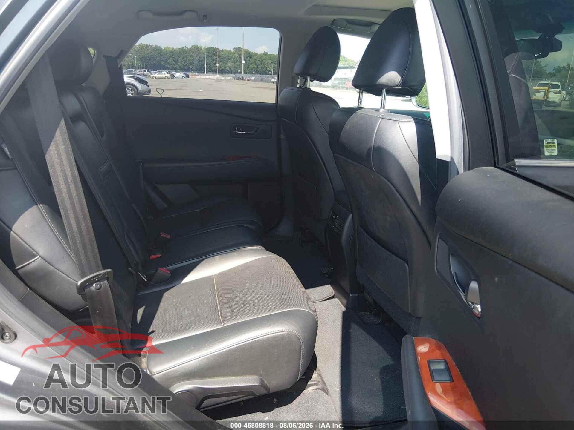 LEXUS RX 350 2012 - 2T2BK1BA0CC128470