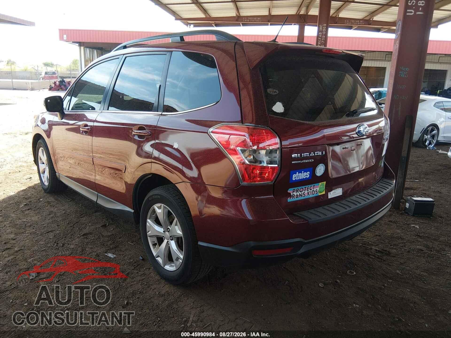 SUBARU FORESTER 2014 - JF2SJAMC2EH442546