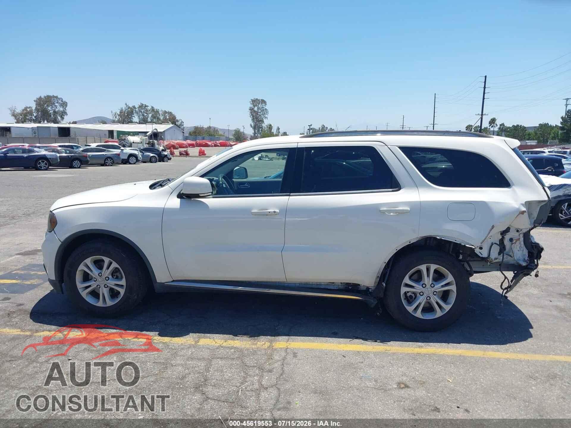 DODGE DURANGO 2012 - 1C4RDHDGXCC182777