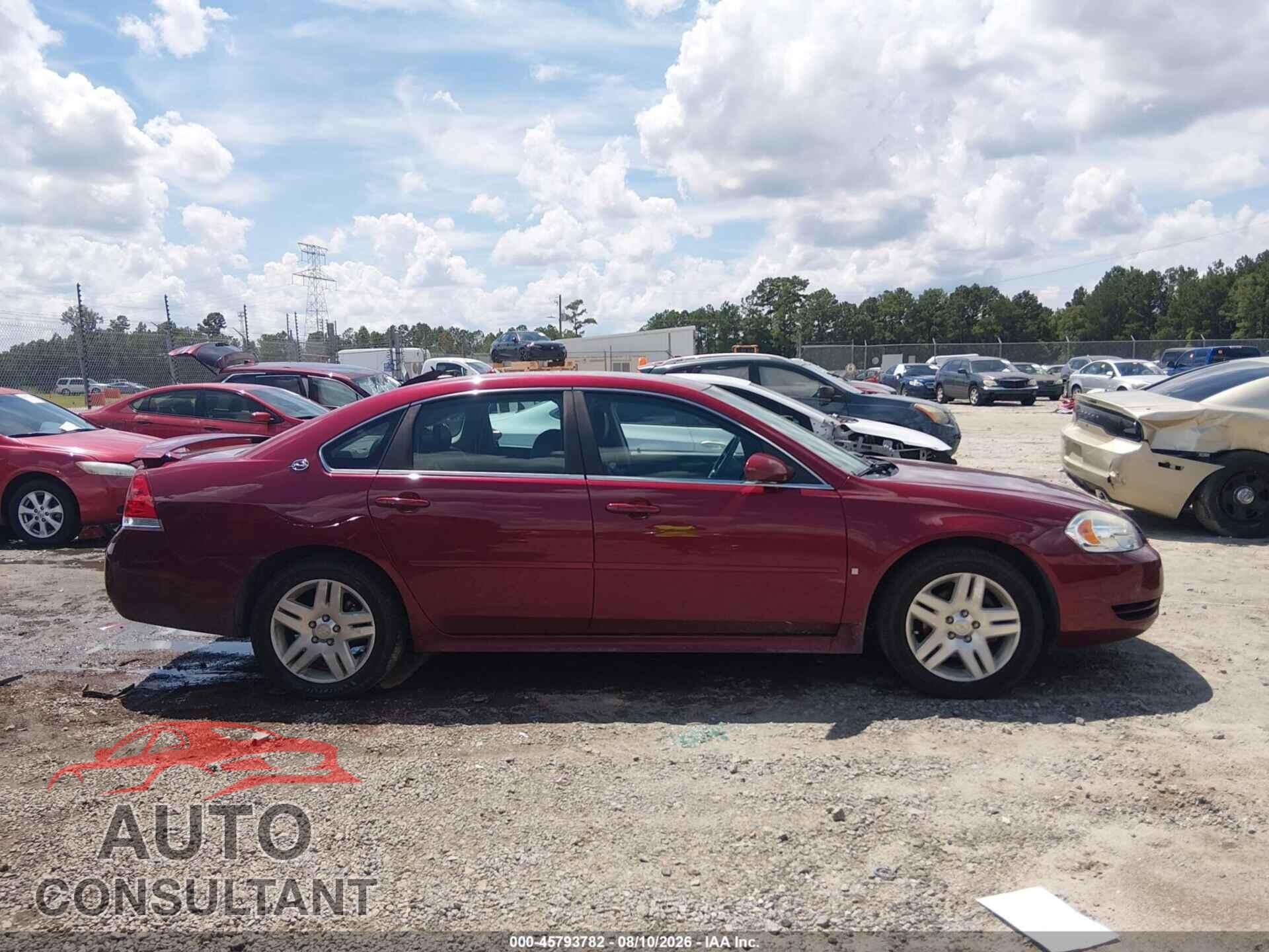 CHEVROLET IMPALA 2009 - 2G1WT57K191321237