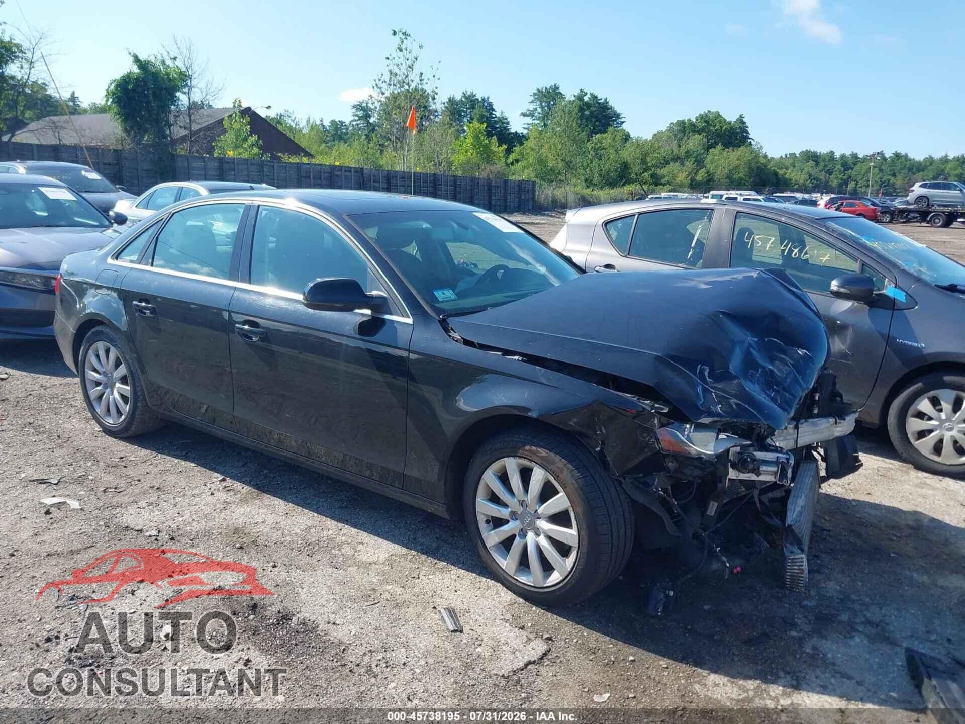AUDI A4 2012 - WAUBFAFL0CA116485