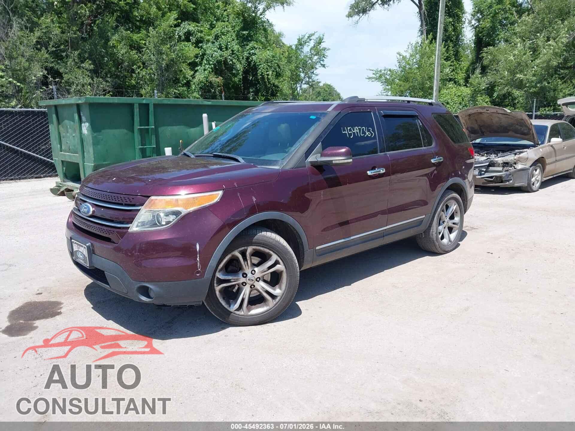 FORD EXPLORER 2011 - 1FMHK8F85BGA01532